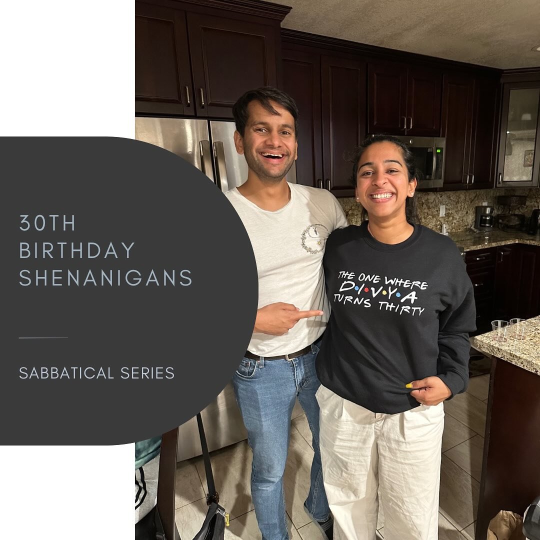 * 3️⃣ 0️⃣ 🥳
* 🎤 Rang in midnight at a mix over episode of a friend’s birthday karaoke celebration and my birthday!
*