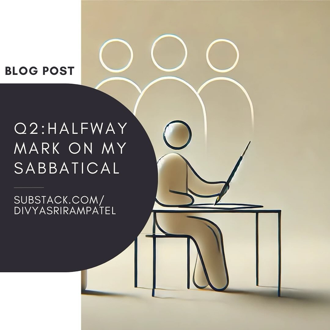🆕 ✍️ NEW BLOG! substack.com/divyasrirampatel