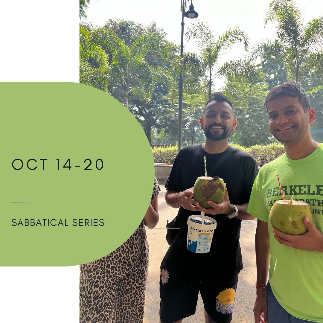 Indiaaa trip!
* 🌴 coconut water street side.
* 🍽 Theplas >>> plane food. So Mom got us 20. She's the best.
* 🇮🇳 All feels and sweats when you land.
* 🛍 Consumerism hits different in the motherland.
* 🍀 OG compostable plates.
* 👴🏽 G