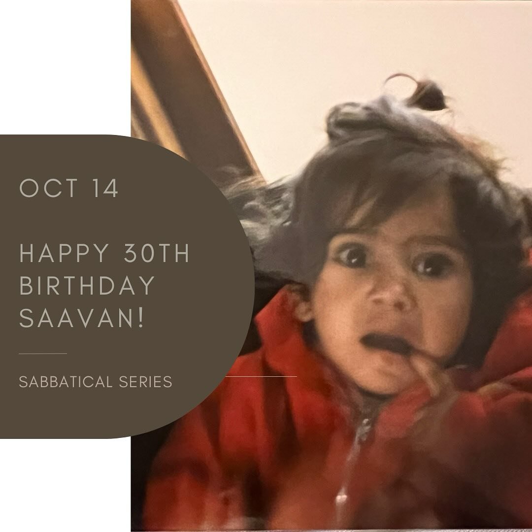 This is a special belated sabbatical post for my husband, Saavan Patel's, 30th birthday.
This birthday was extra special because we got to celebrate with his family & friends in Boston.
*I* got such a special gift on his birthday. Several of