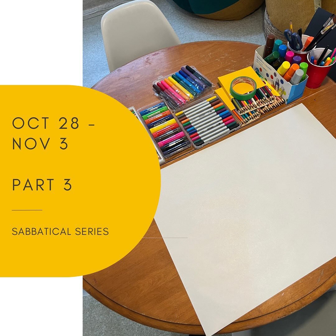 Ebbs and flows of happy and intrusive thoughts.
* 🎨 My new therapist does art therapy. I actually find it quite helpful.
* 🧋 Using left over jalebi sugar syrup to add to chai.
* 🌇 I love the sunshine in our little terrace.
* 🎃 Saavan got the