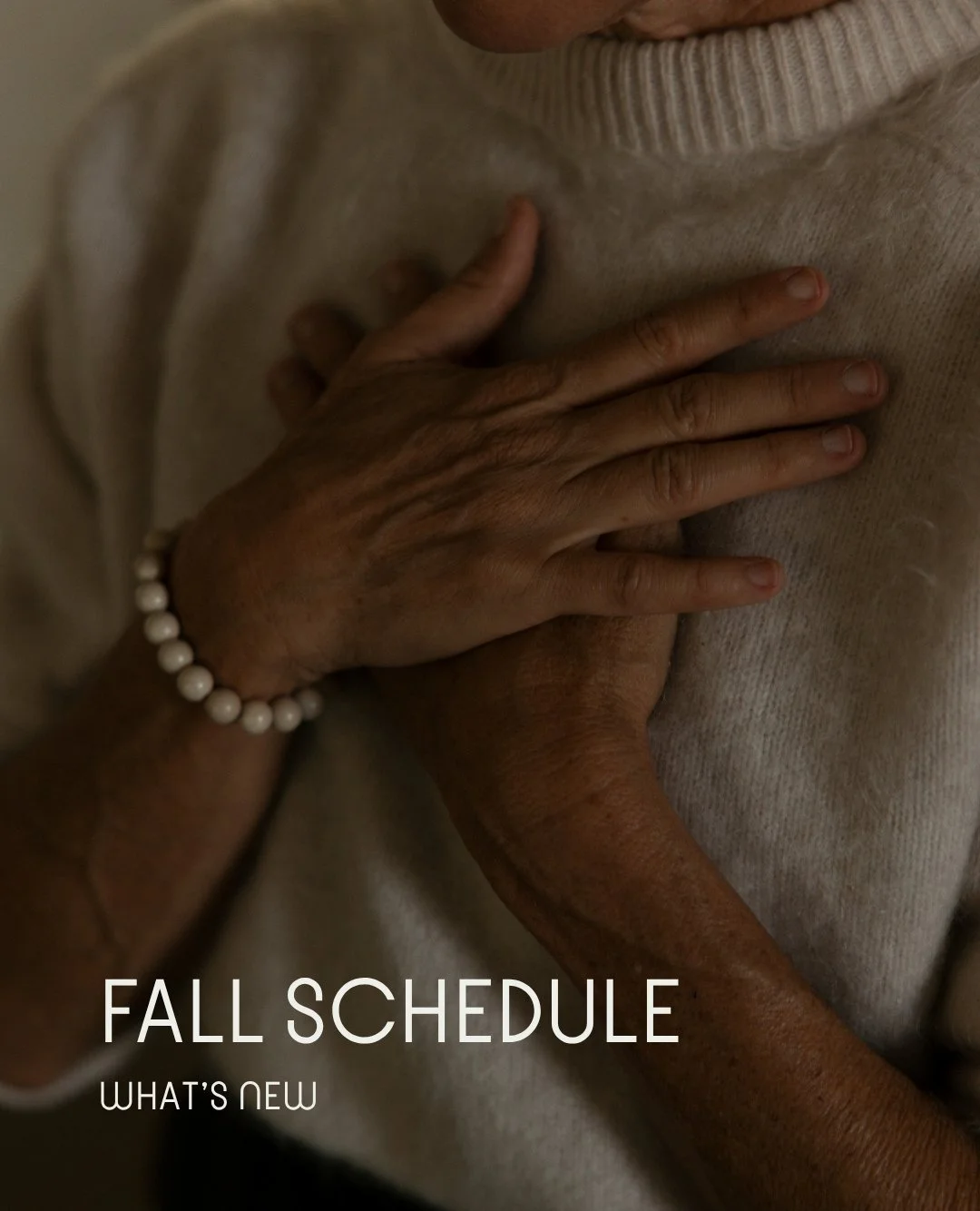 A few updates and additions to the schedule this fall. Also find Dillon teaching every Monday and Wednesday, and we&rsquo;re happy to have Lorna back at the studio! 🤍🍂⁠
⁠
What are you most excited for? 😉