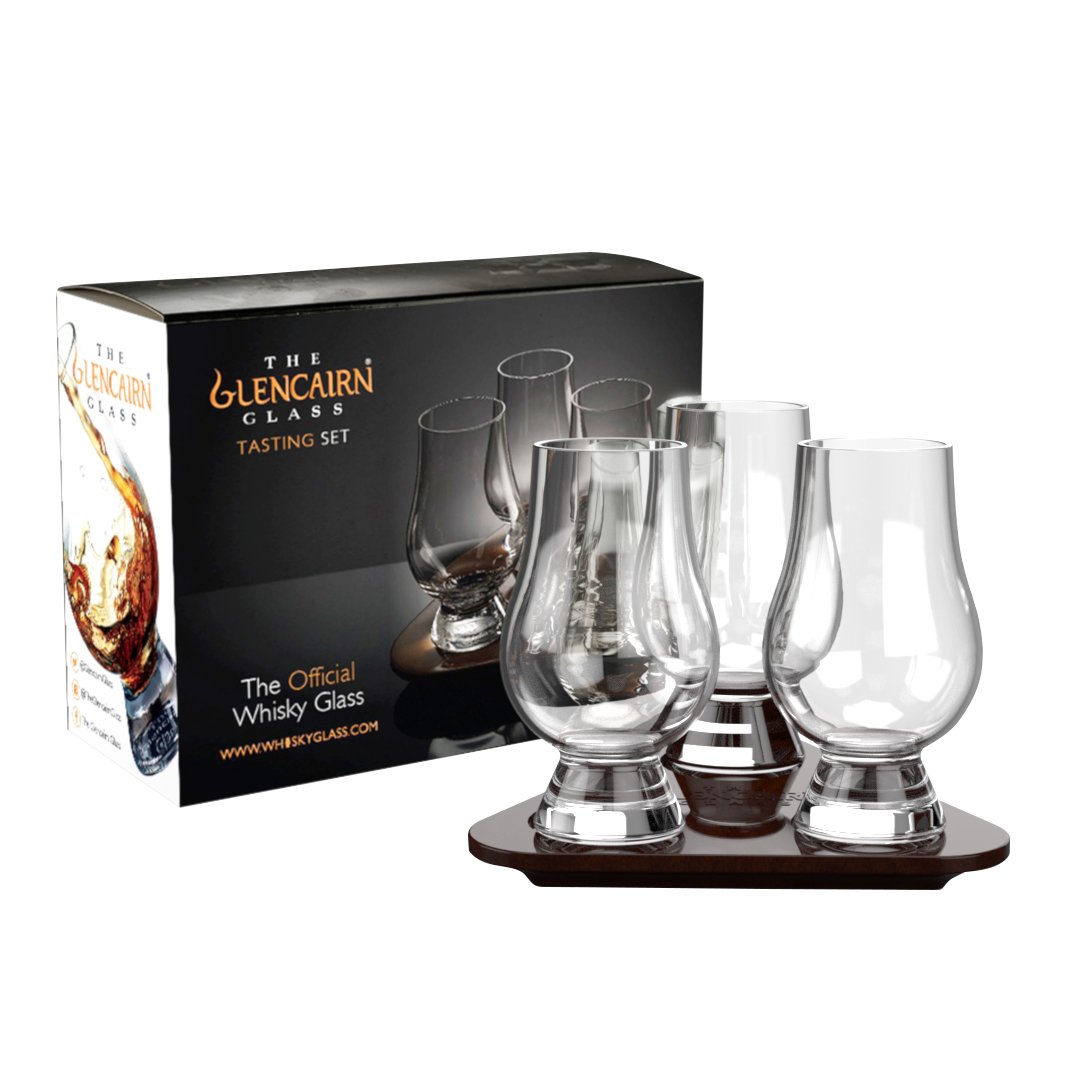 Glencairn Whiskey Tasting Set 4 PC Glass & Tray | Z3550031TASTING