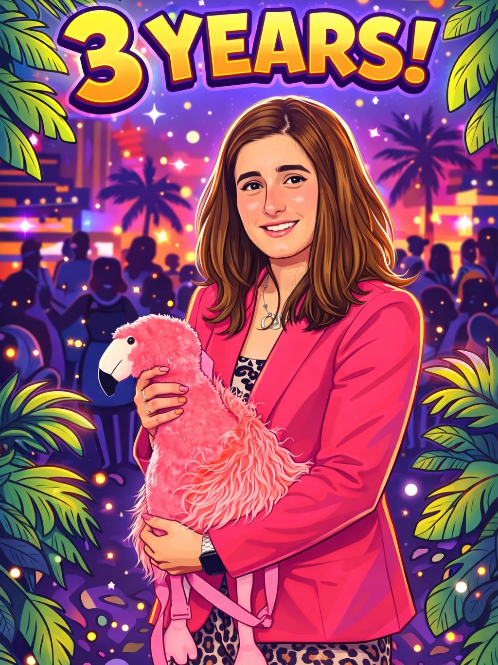 3 YEARS OF SELVA 🦩🌴 Happy Birthday Selva!! @selvabeatsmia 

Only sneak peeks&hellip; there&rsquo;s so much more.

3 years ago, I began giving life to Selva the Flamingo, 
and none of this was done alone.

Through the love and support of my family a