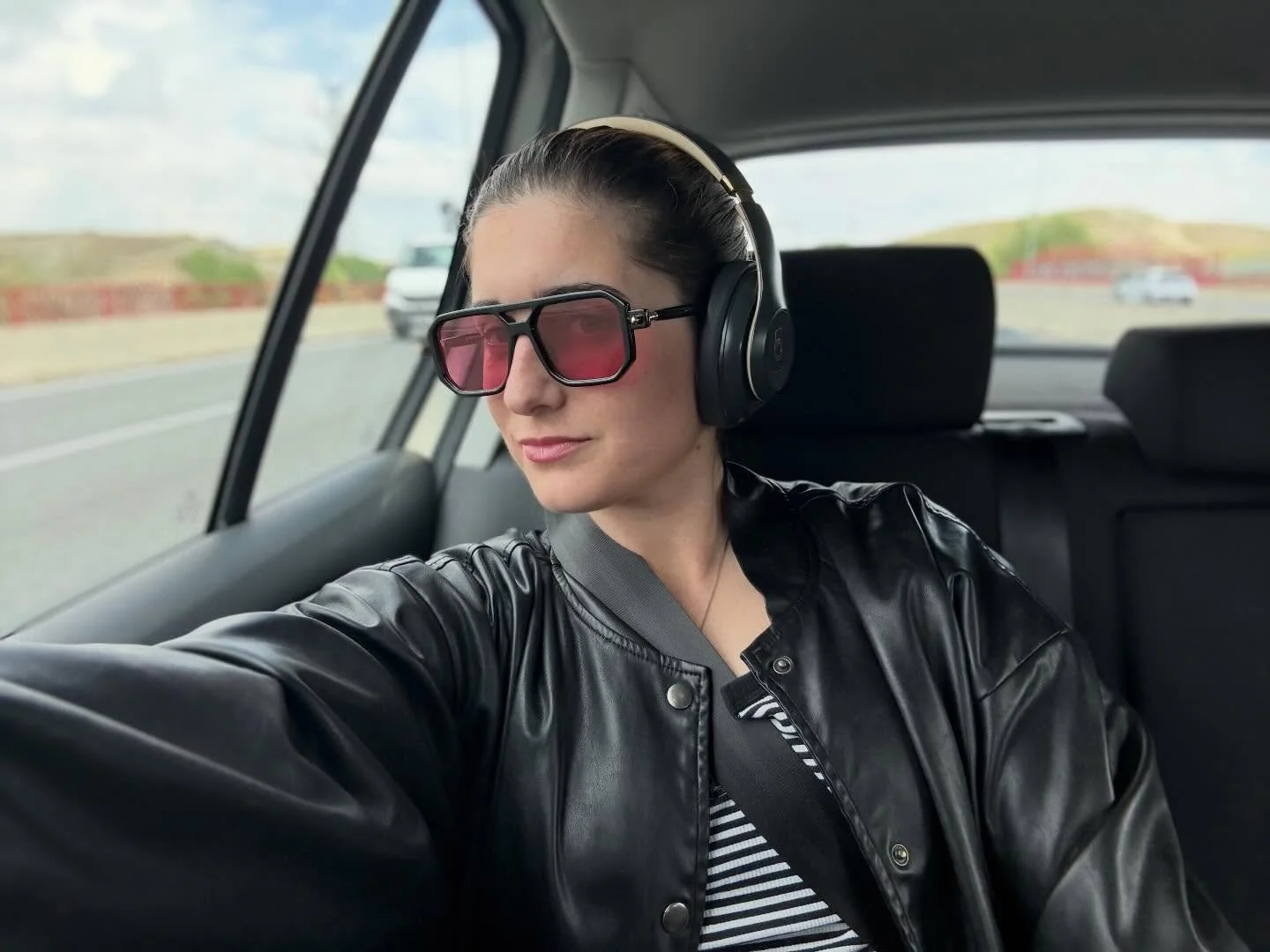 Love being a passenger&hellip;. Headphones ☑️