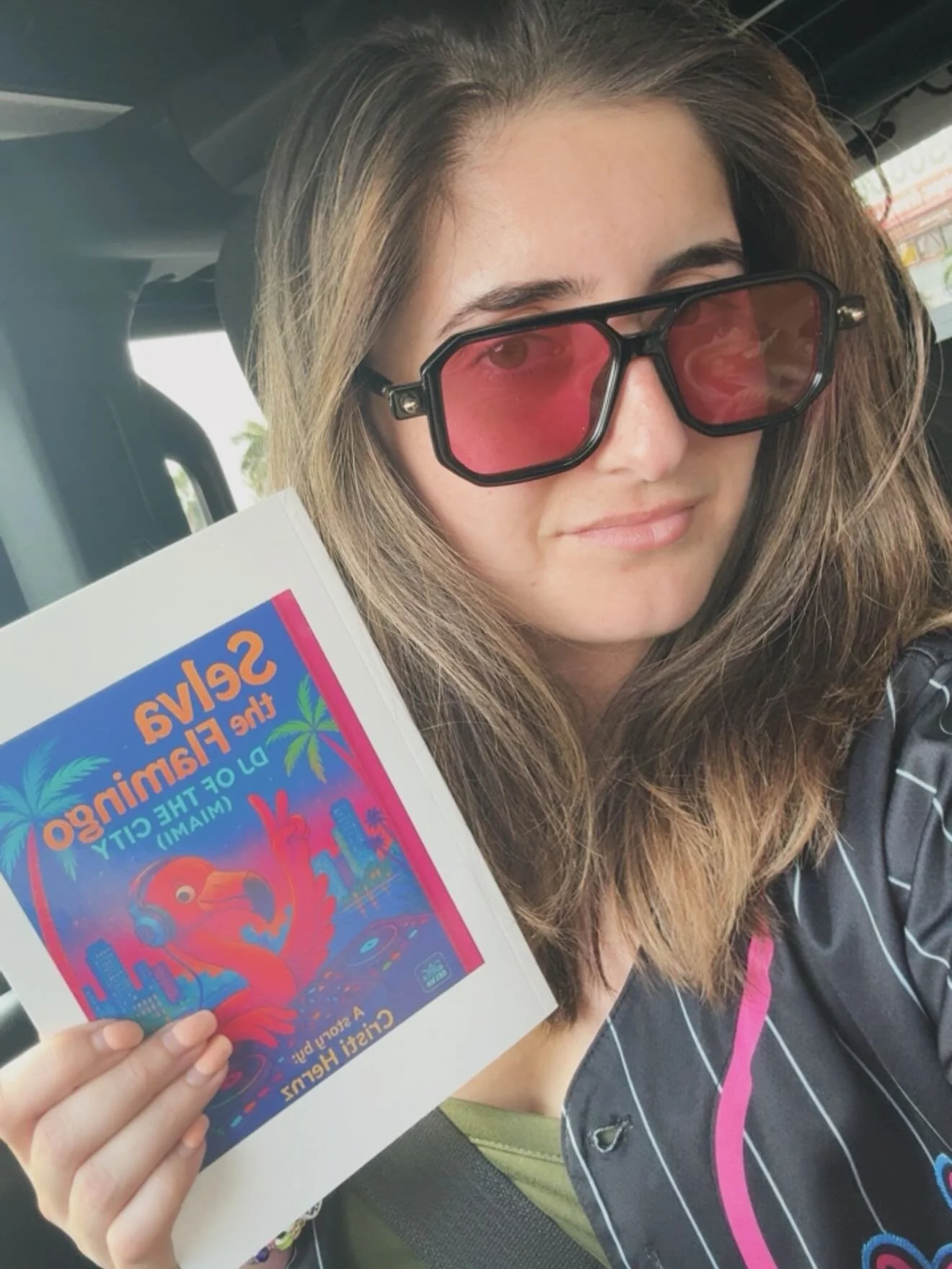 Selva The Flamingo: DJ of The City (Miami) By: Cristi Hernz 

I am so HAPPY to share my first prototype of @selvatheflamingo 📚 #childrensbook