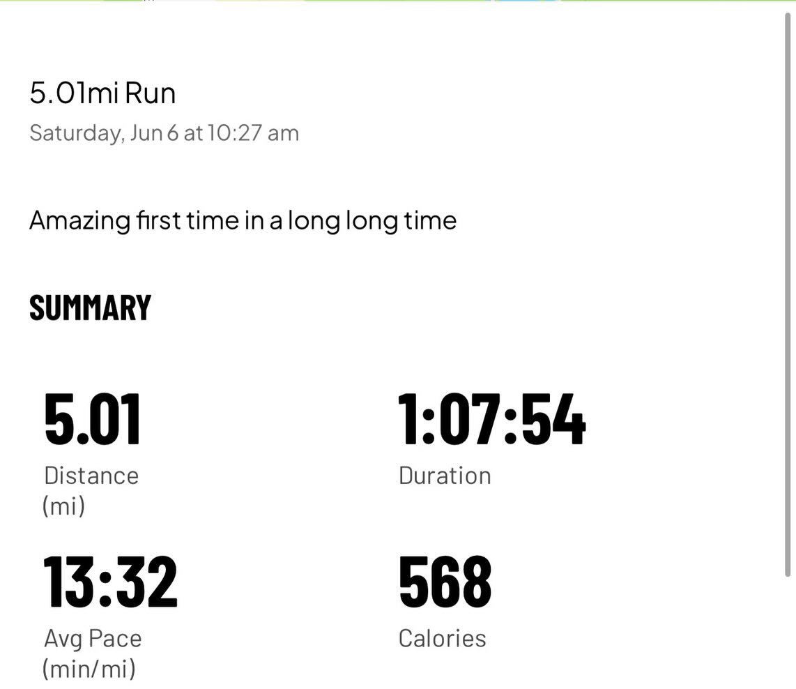 It&rsquo;s been years since I woke up on a Saturday morning and just felt fully energized to go for a long run 🙏
