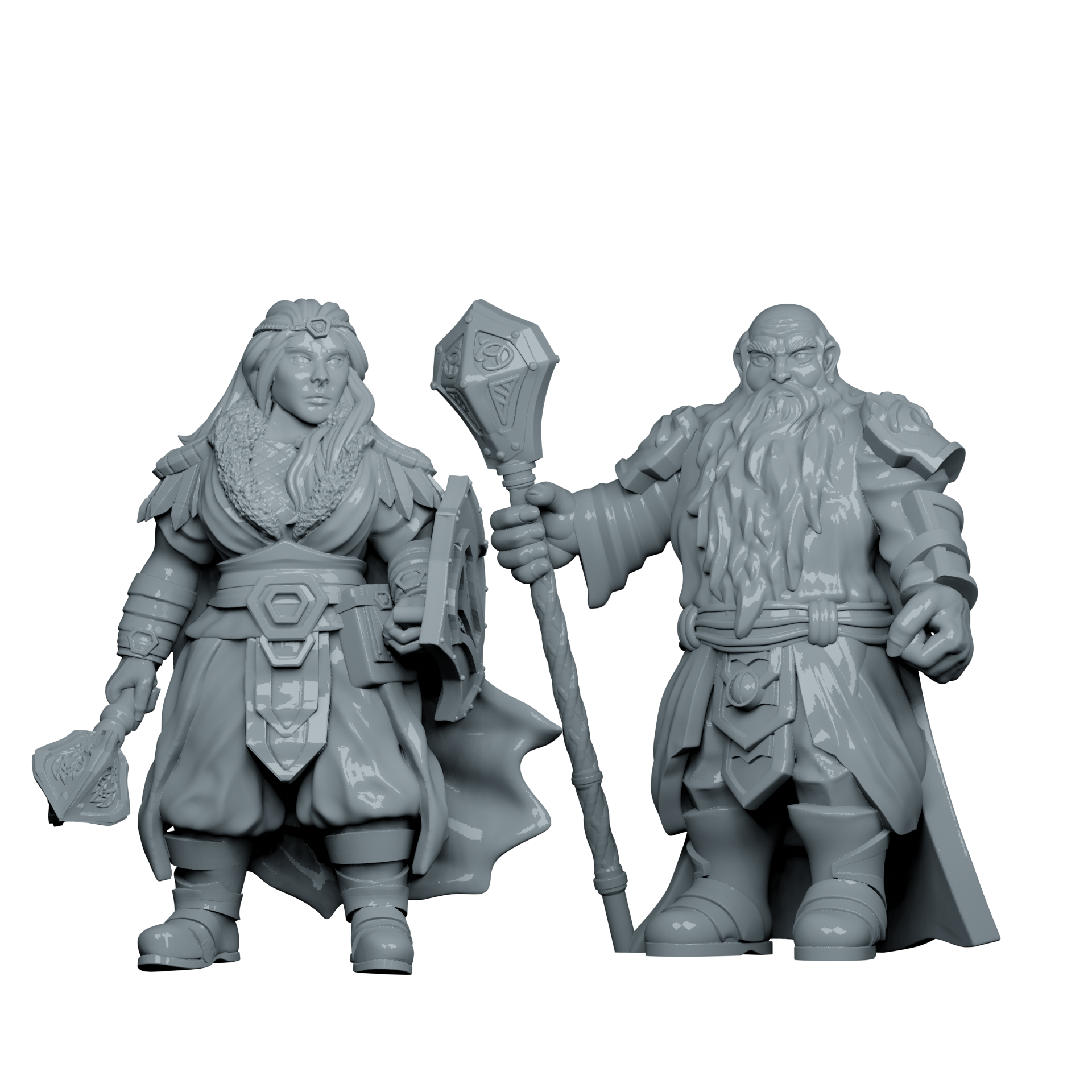 Adventurer Duo - Dwarf Cleric