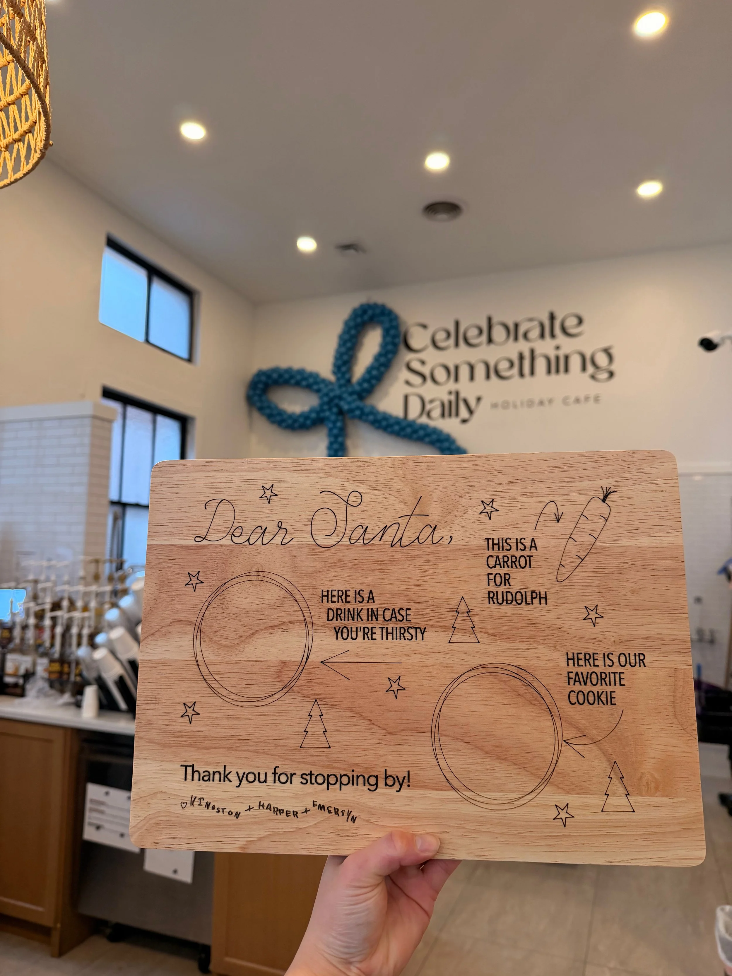 Santa Board (Rubberwood | Size: 13.75 x 9.75)