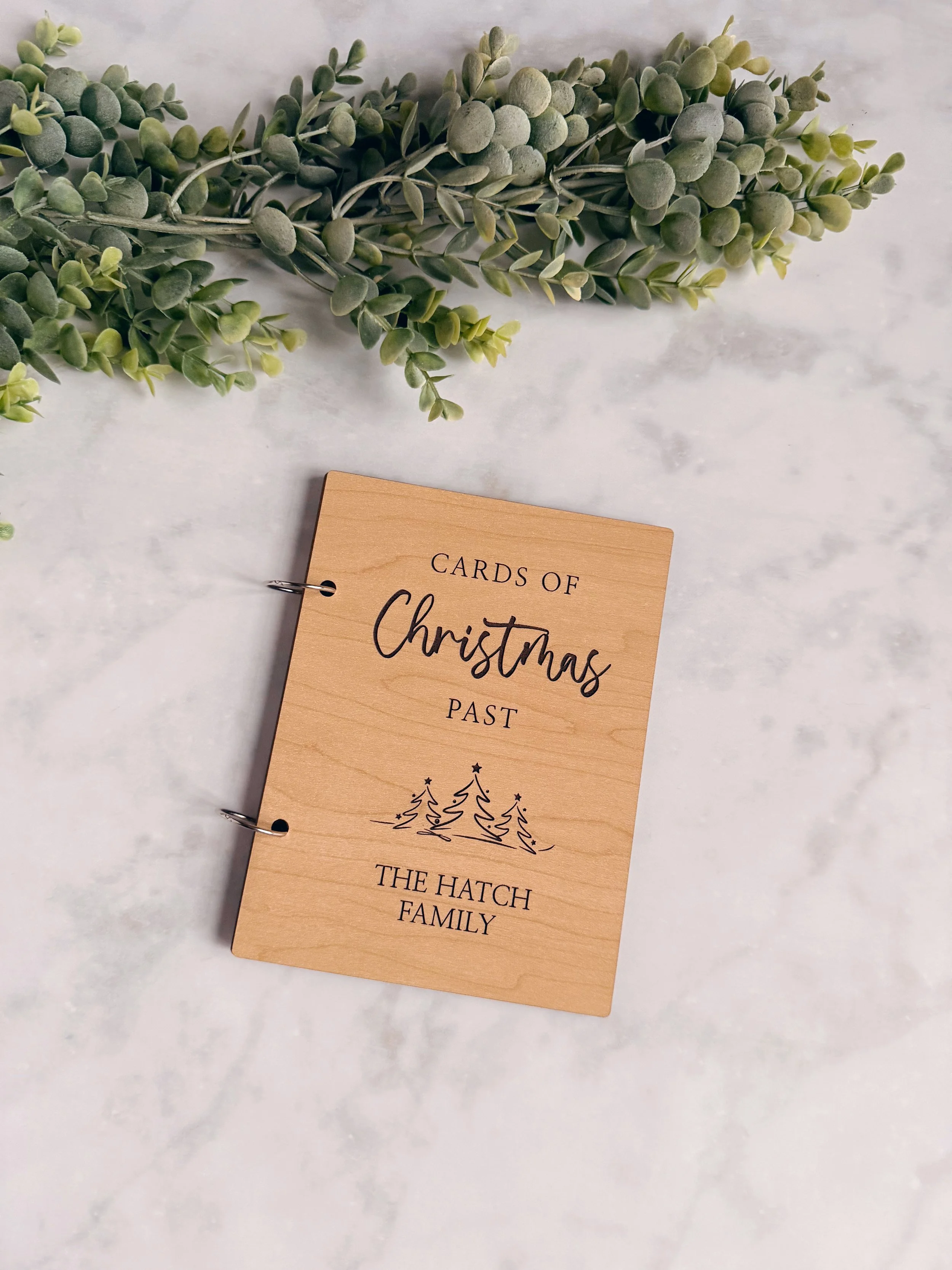 Cards of Christmas or Holiday Past Holder