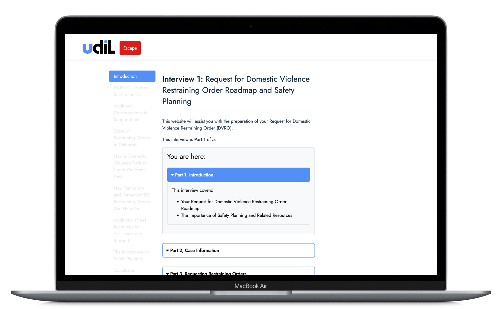 U Do It Legal macbook mockup