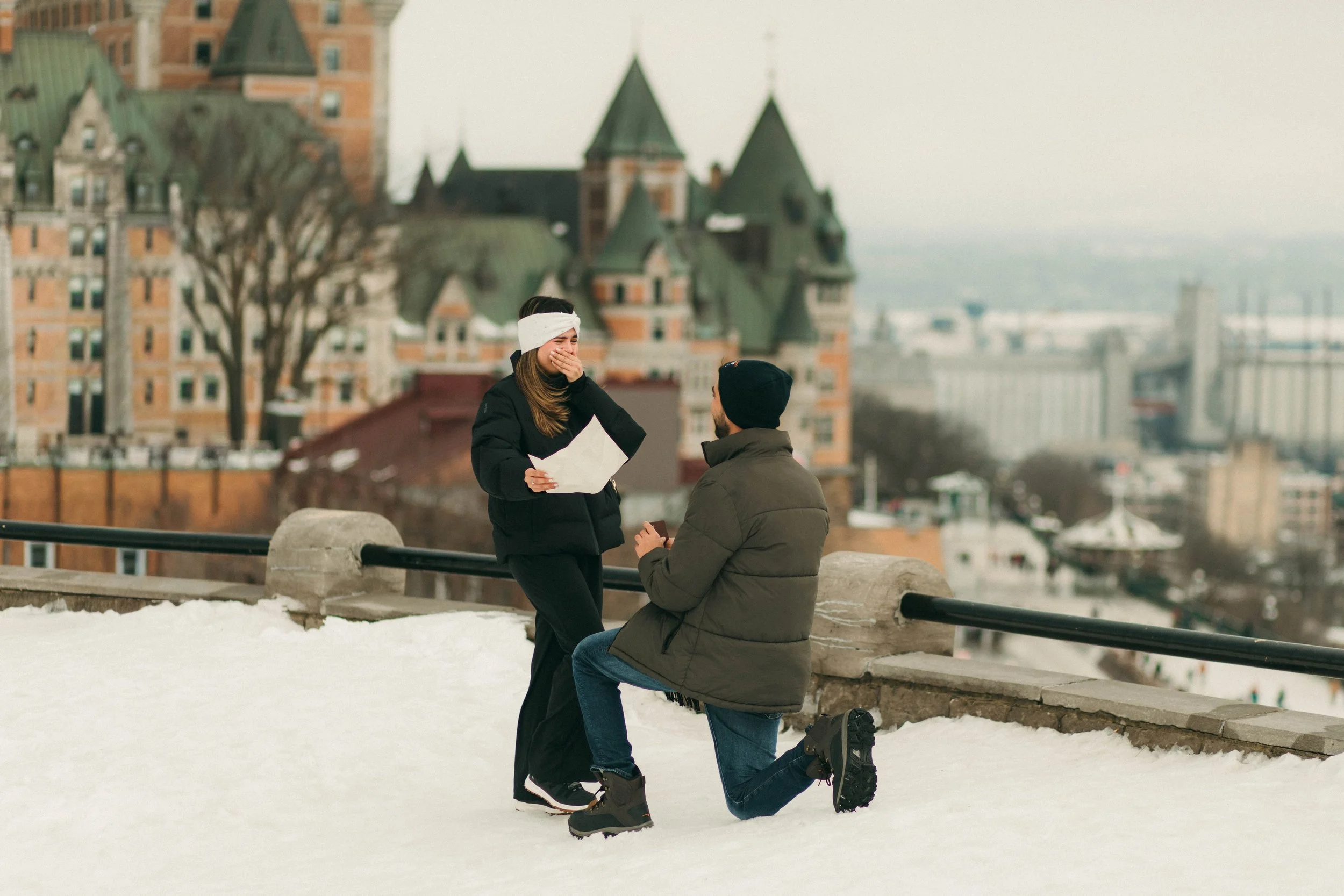 demande en mariage Quebec City proposal