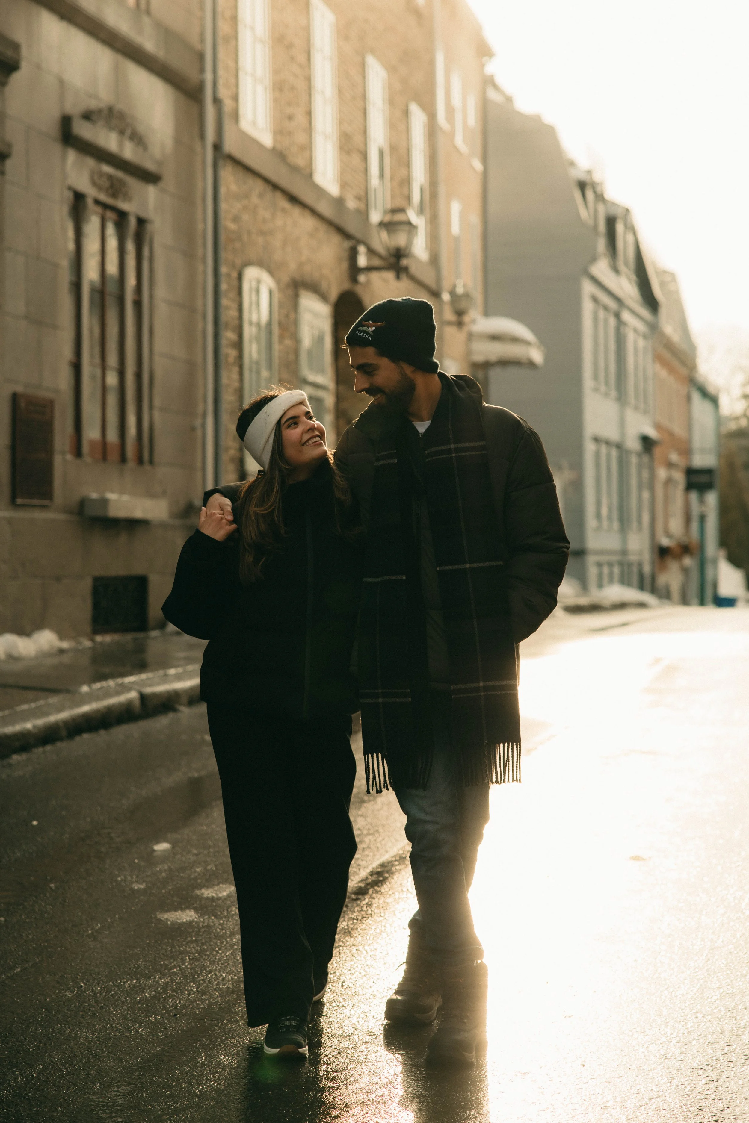photo couple Quebec City