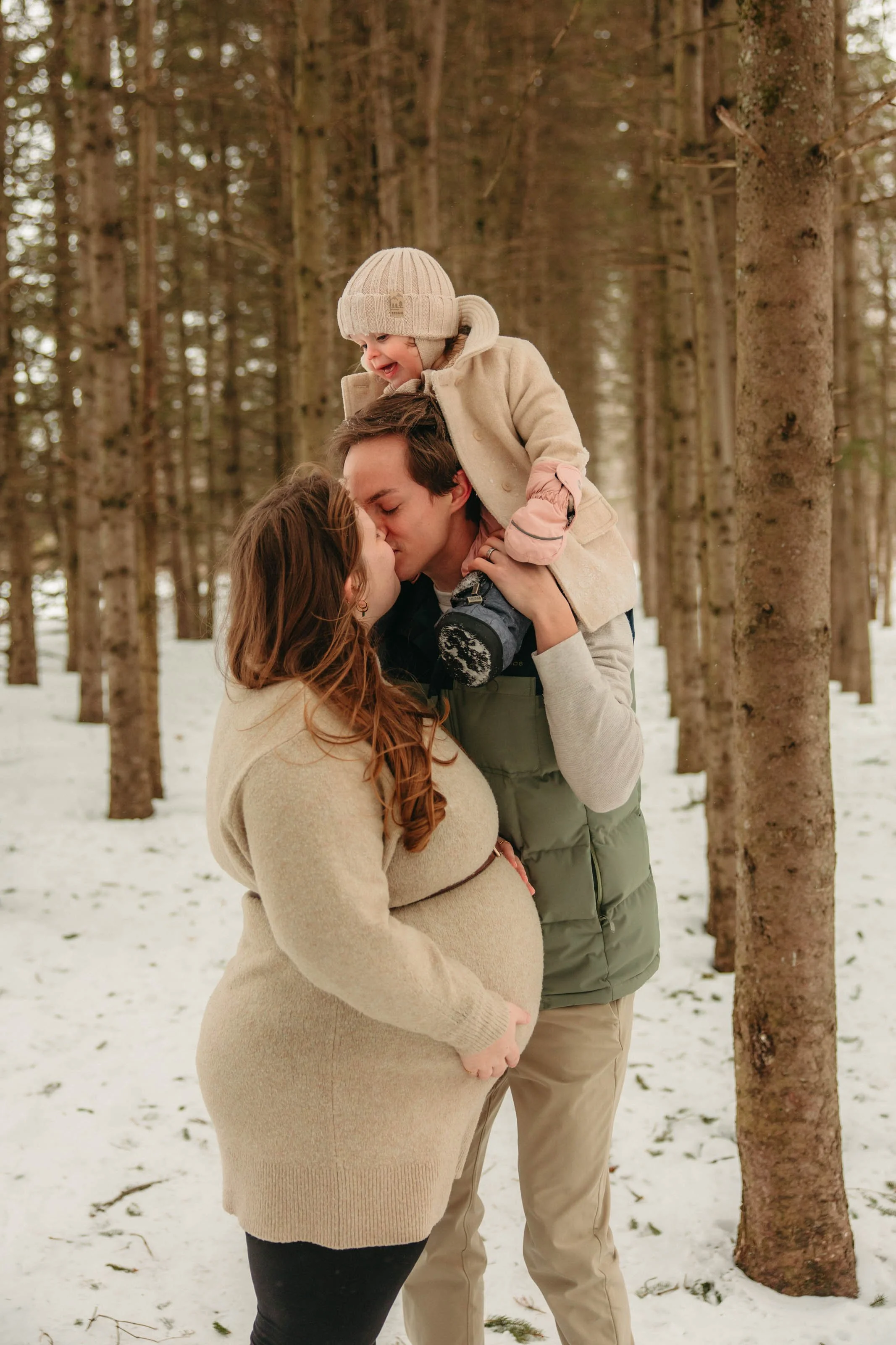 photo famille hiver