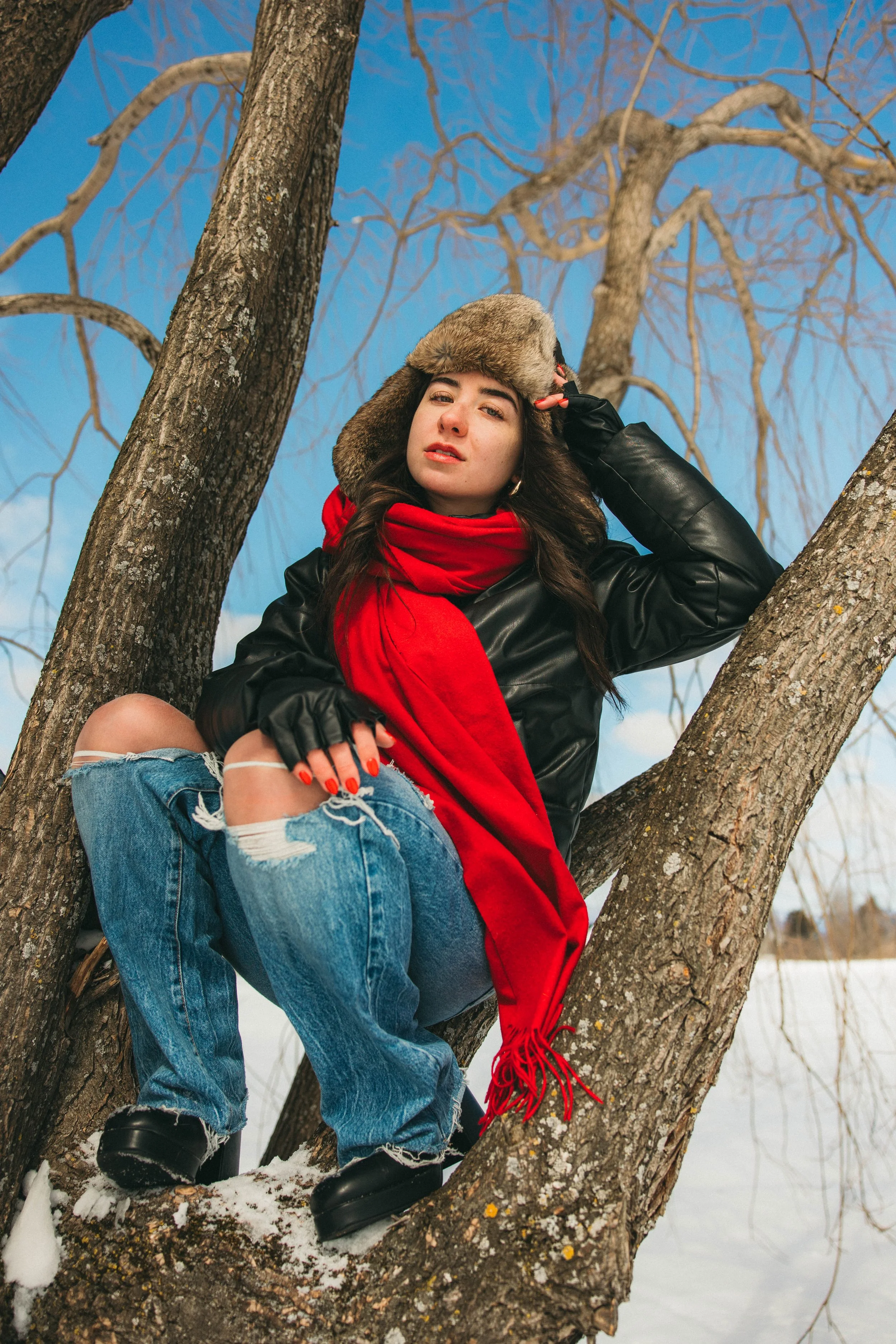 portrait créatif modèle