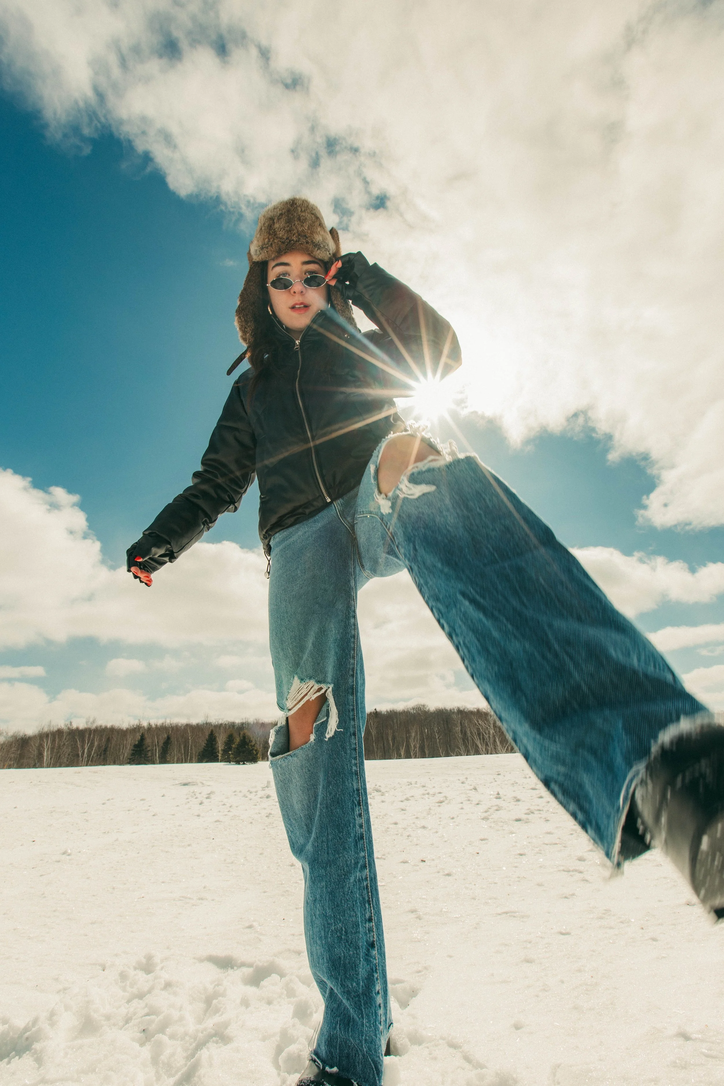 portrait créatif modèle