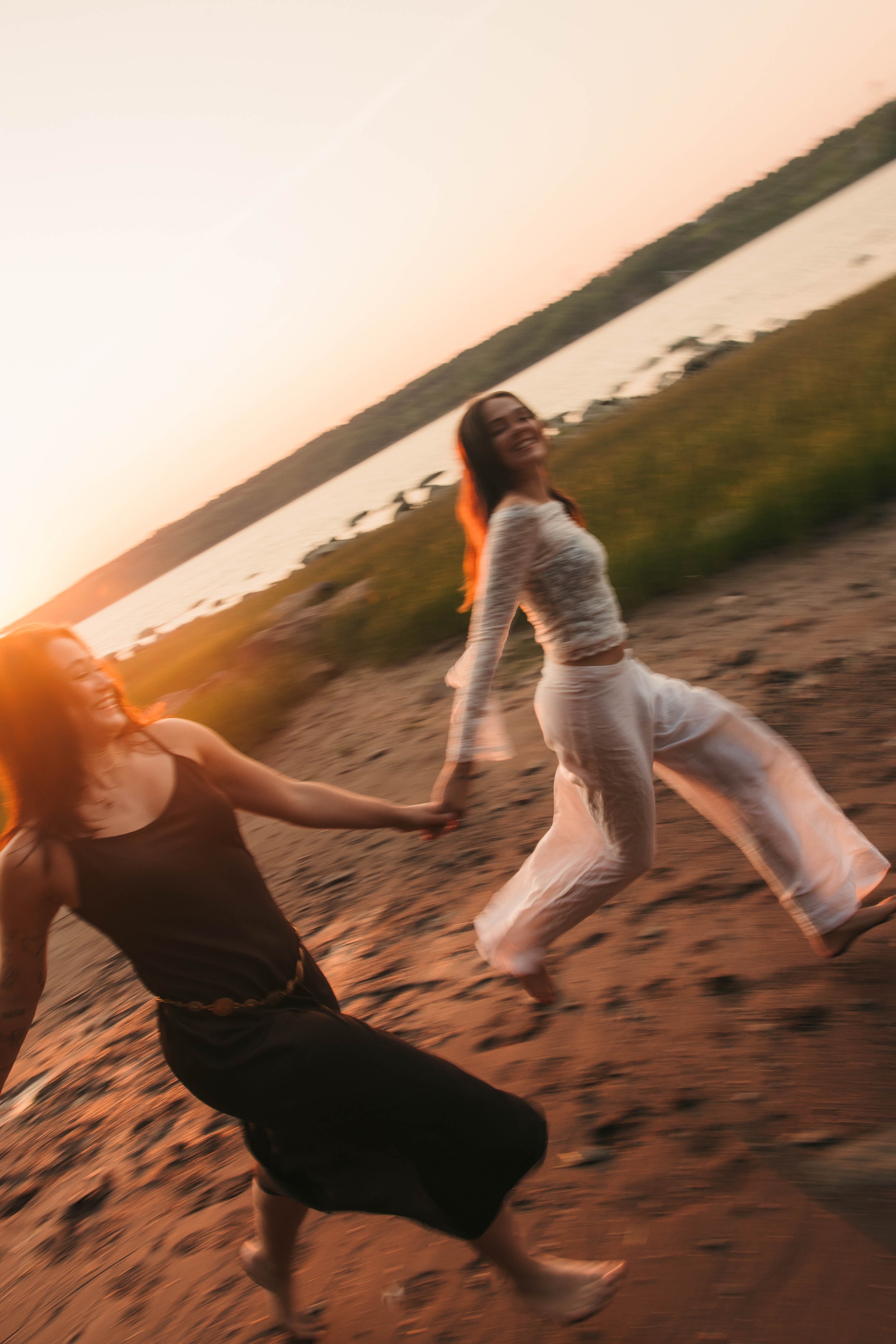 couple queer golden hour