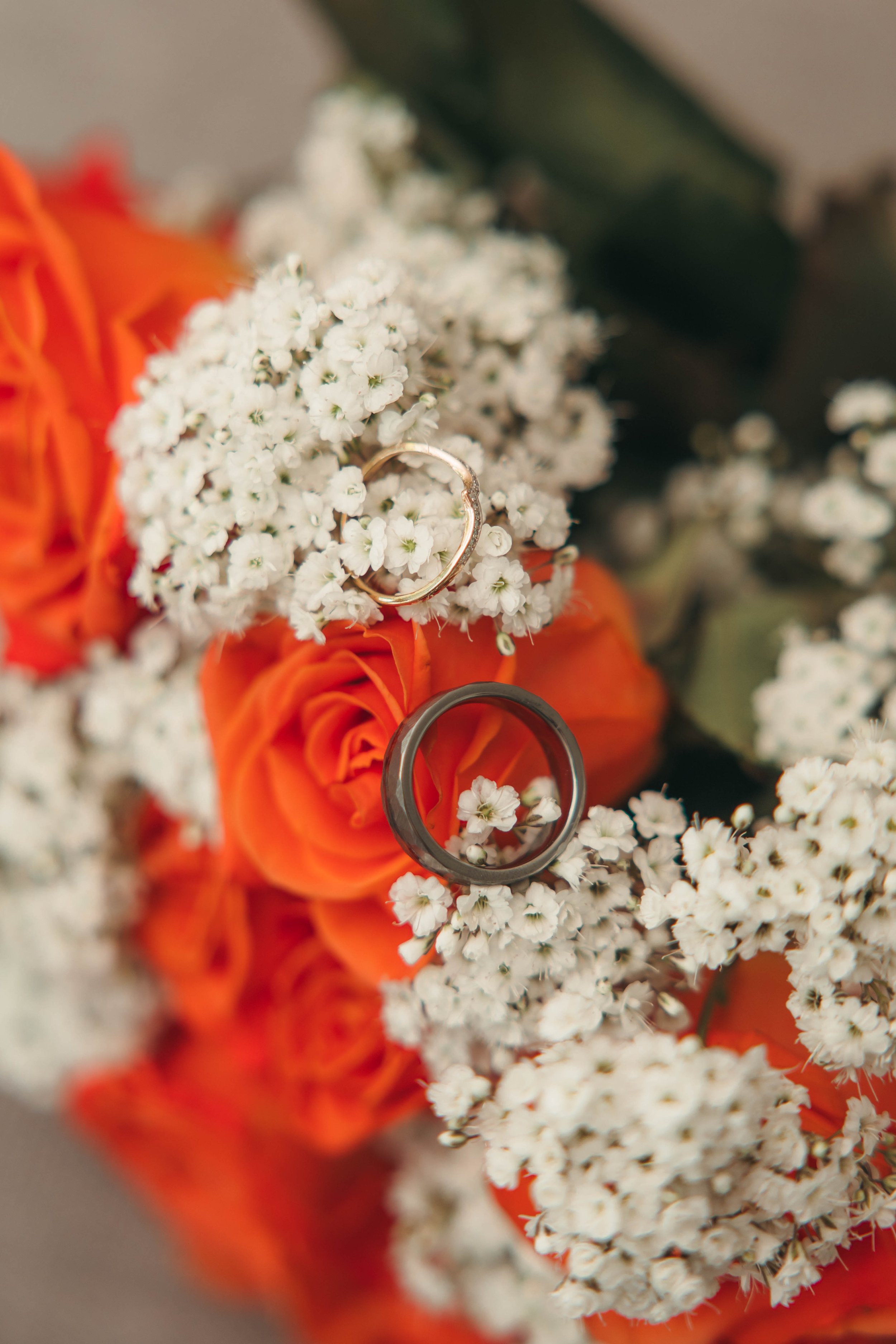 bagues dans le bouquet