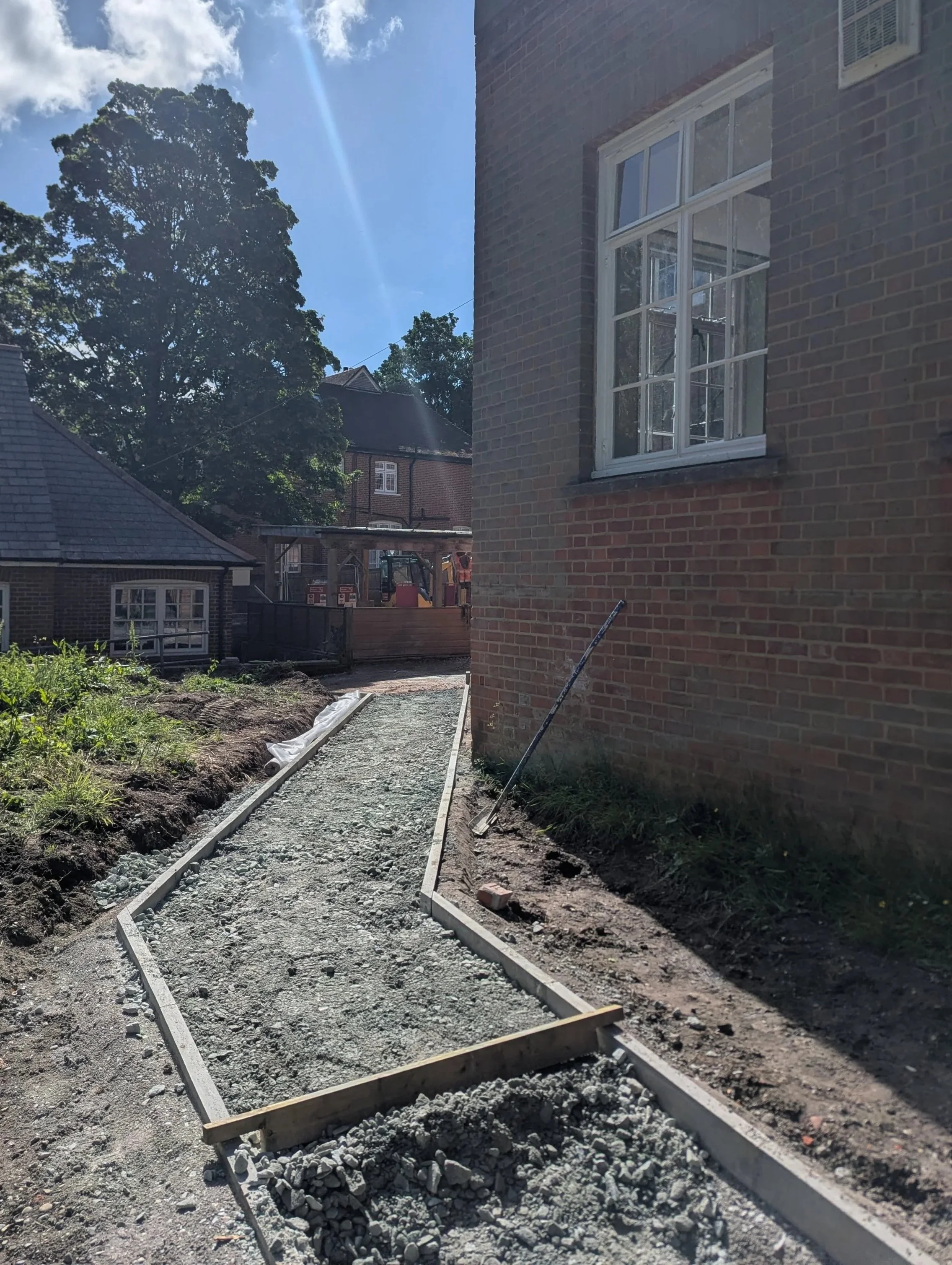 sen school croydon type 1 sub-base tarmac playground