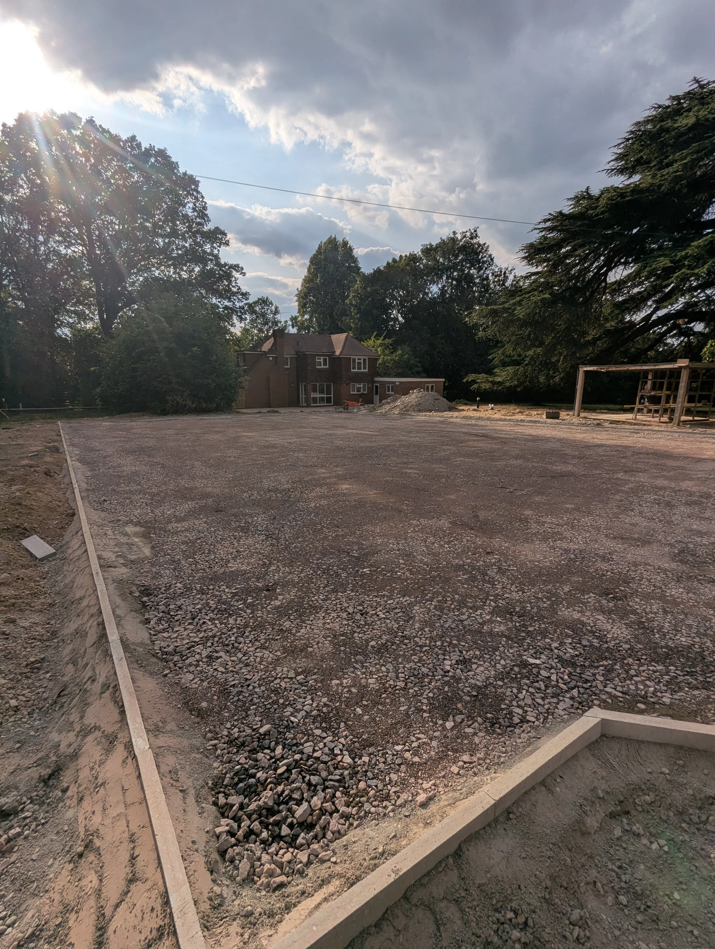 sen school croydon type 3 sub base kerbs
