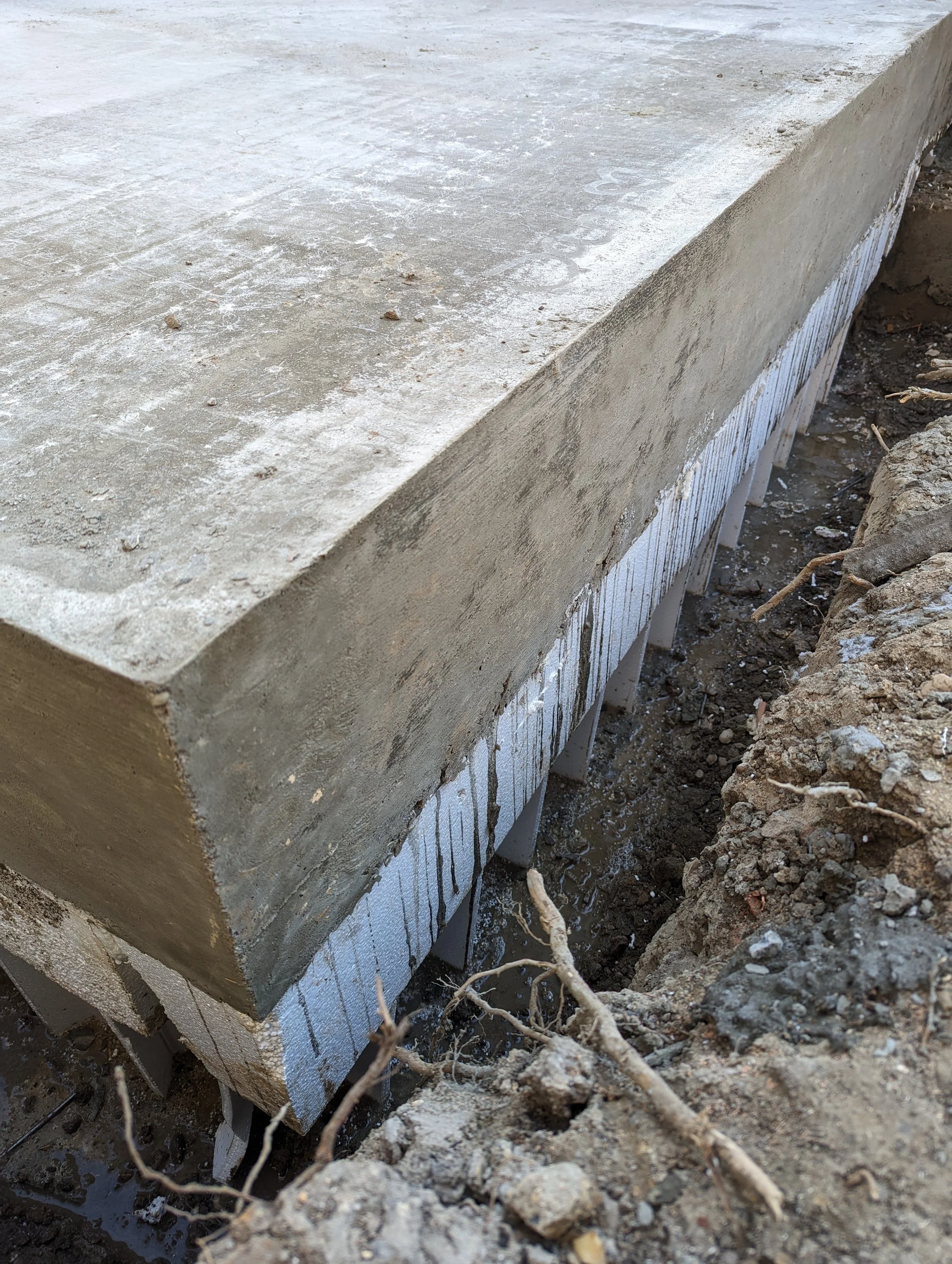 slab edge piled raft slab extension chingford