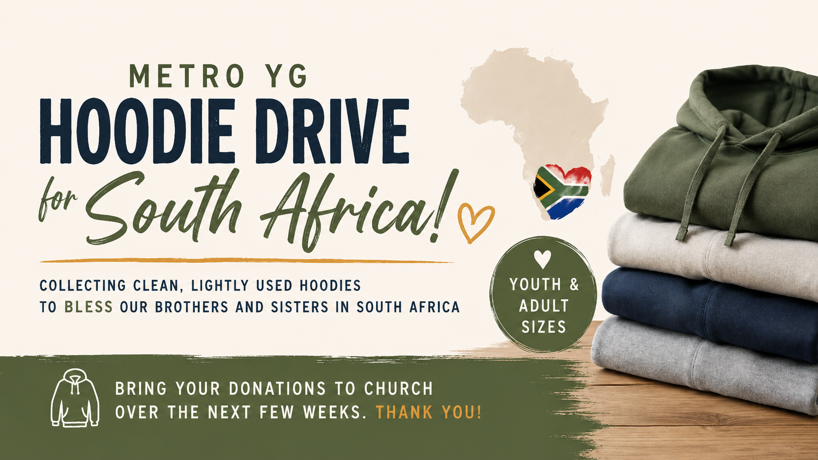 Zimele Hoodie Donation Drive