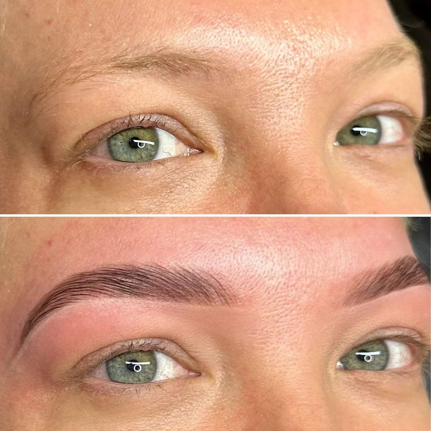 Another day, another lamination +stain ✨

@thuya_nyc  Lamination kit 
@browcode toasted taupe &amp; light walnut stain
@ezeecosmetics  turmerika hard wax 
#Browtender #BaltimoreBrows #BestBrowsinBaltimore #Baltimore #BaltimoreEsthetician #Esthetician