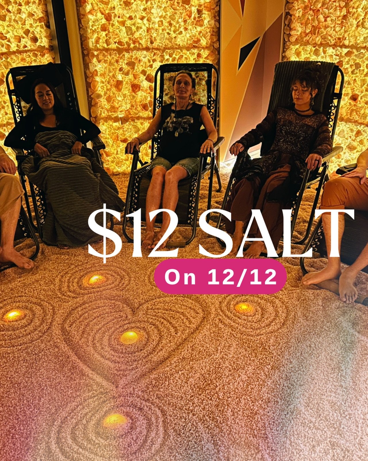 ✨ EDENOLOGY TURNS 3! ✨

12/12 = $12 SALT SESSIONS ALL DAY

We&rsquo;re celebrating our birthday with $12 Halotherapy on the 12/12 portal!
Come breathe, reset, and soak in the healing magic of the Salt Sanctuary.

Spots are limited . . . book your ses