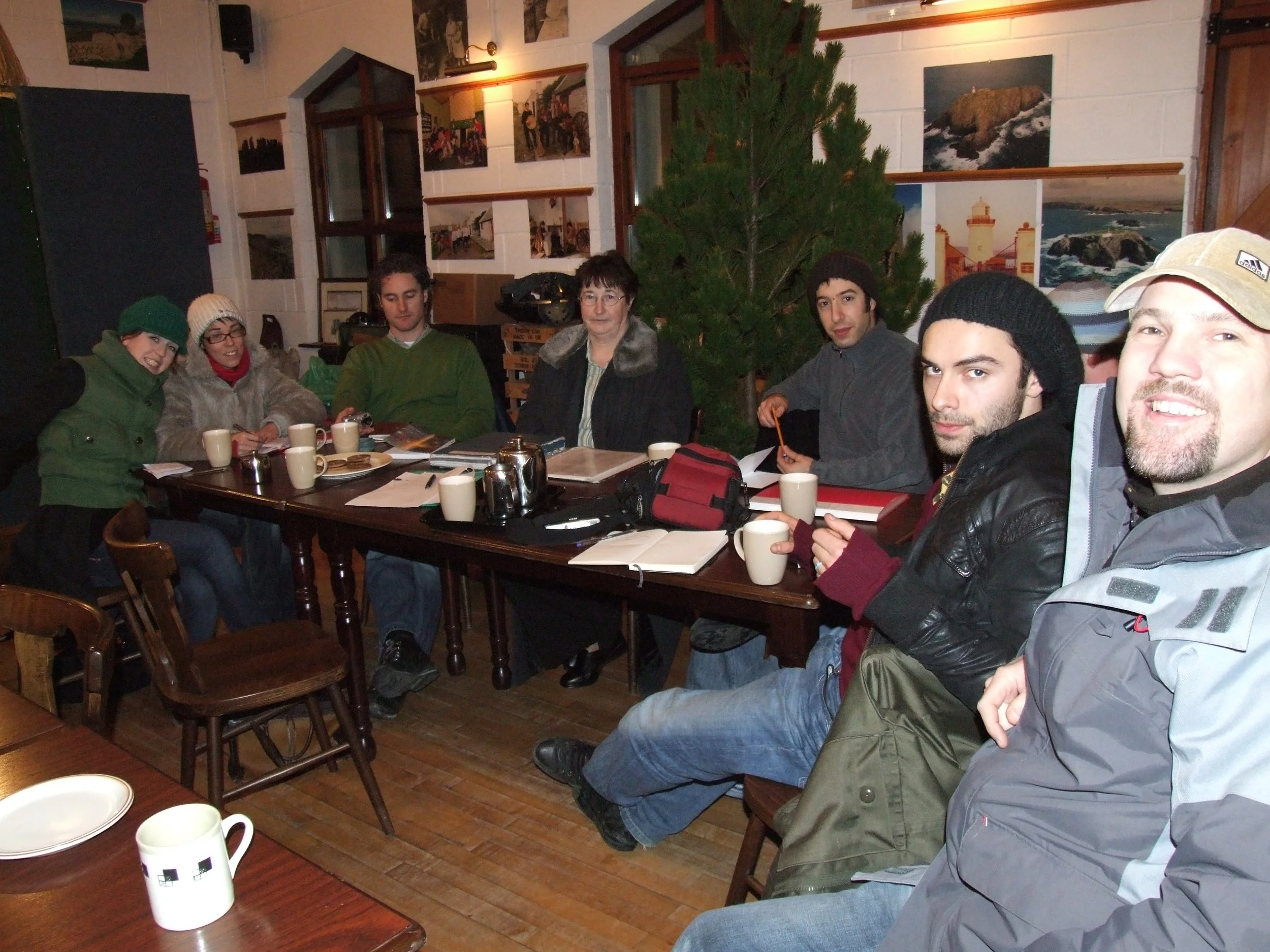 Tom Swift with the creative team onsite for development of Lizzie Lavelle.JPG