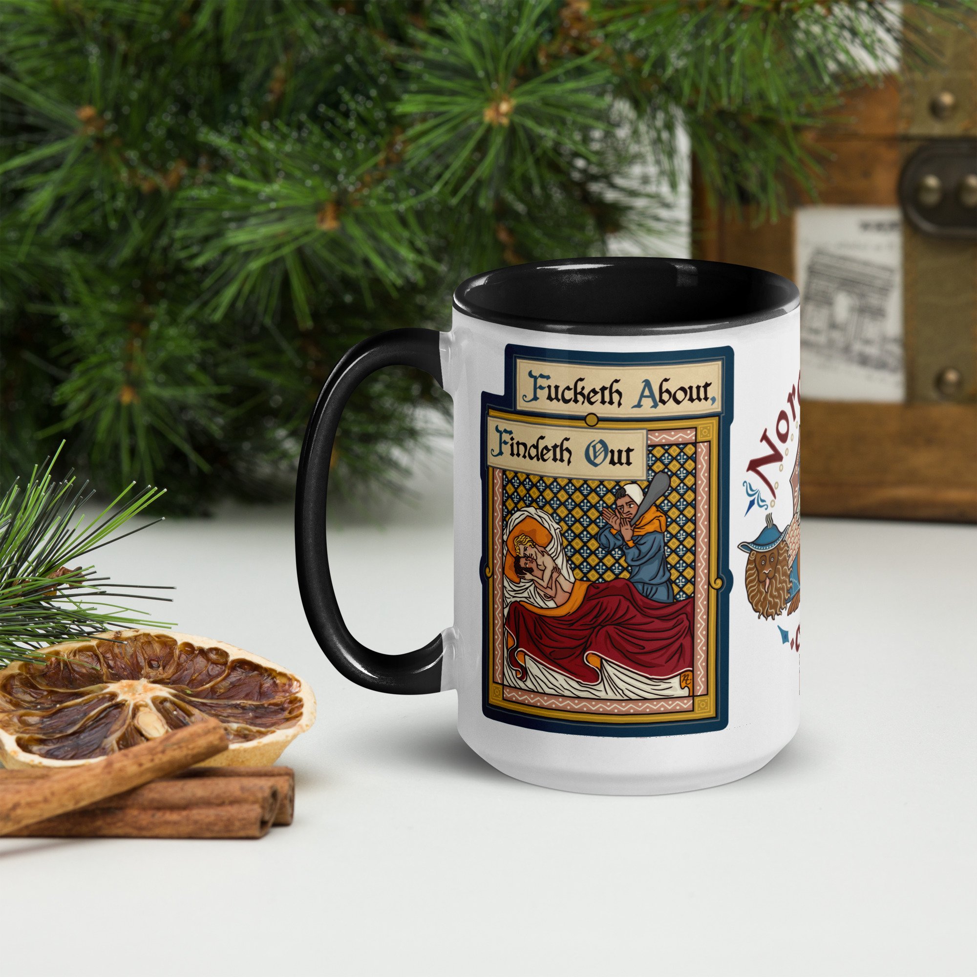 Fucketh About - 15oz Mug