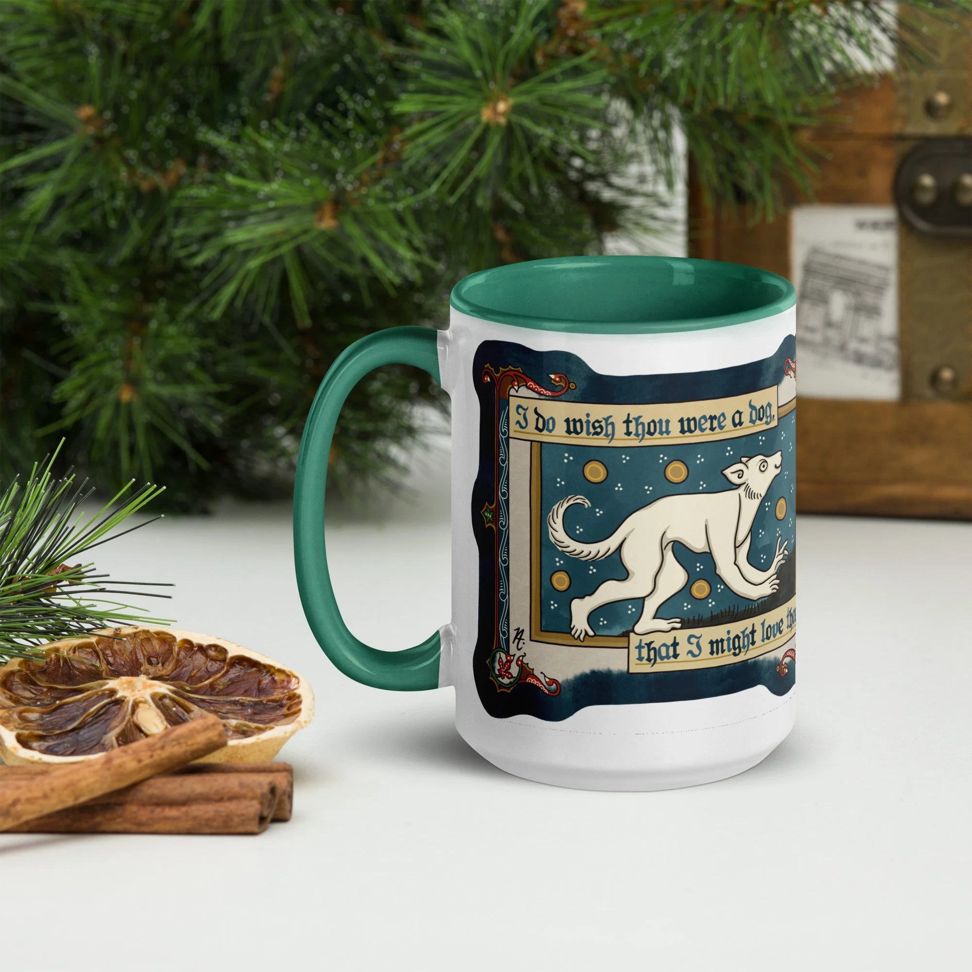 Thou Were A Dog - 15oz Mug