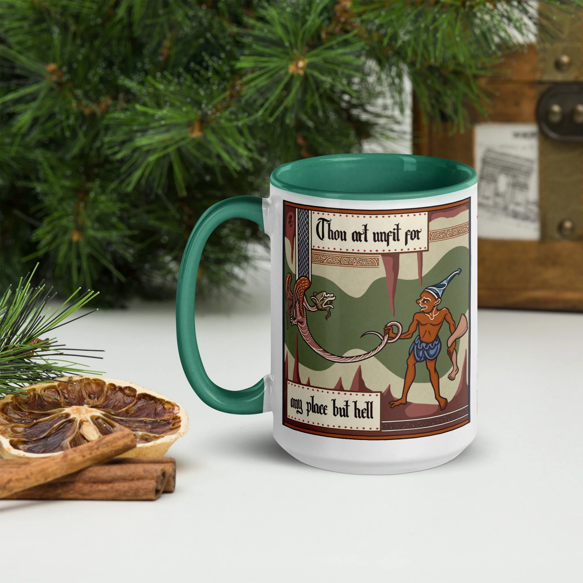 Any Place But Hell - 15oz Mug