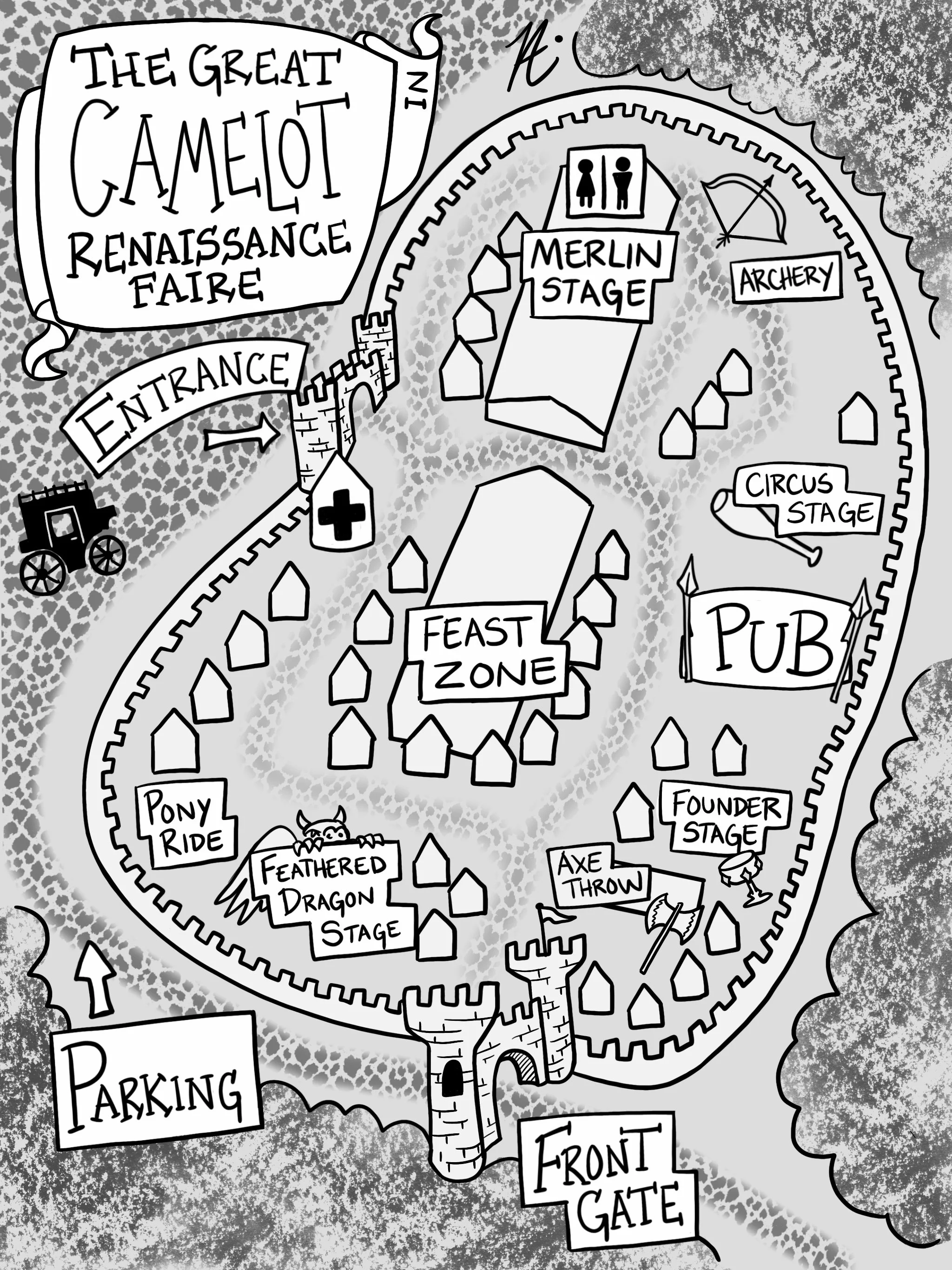 Digital Ren Faire Map 