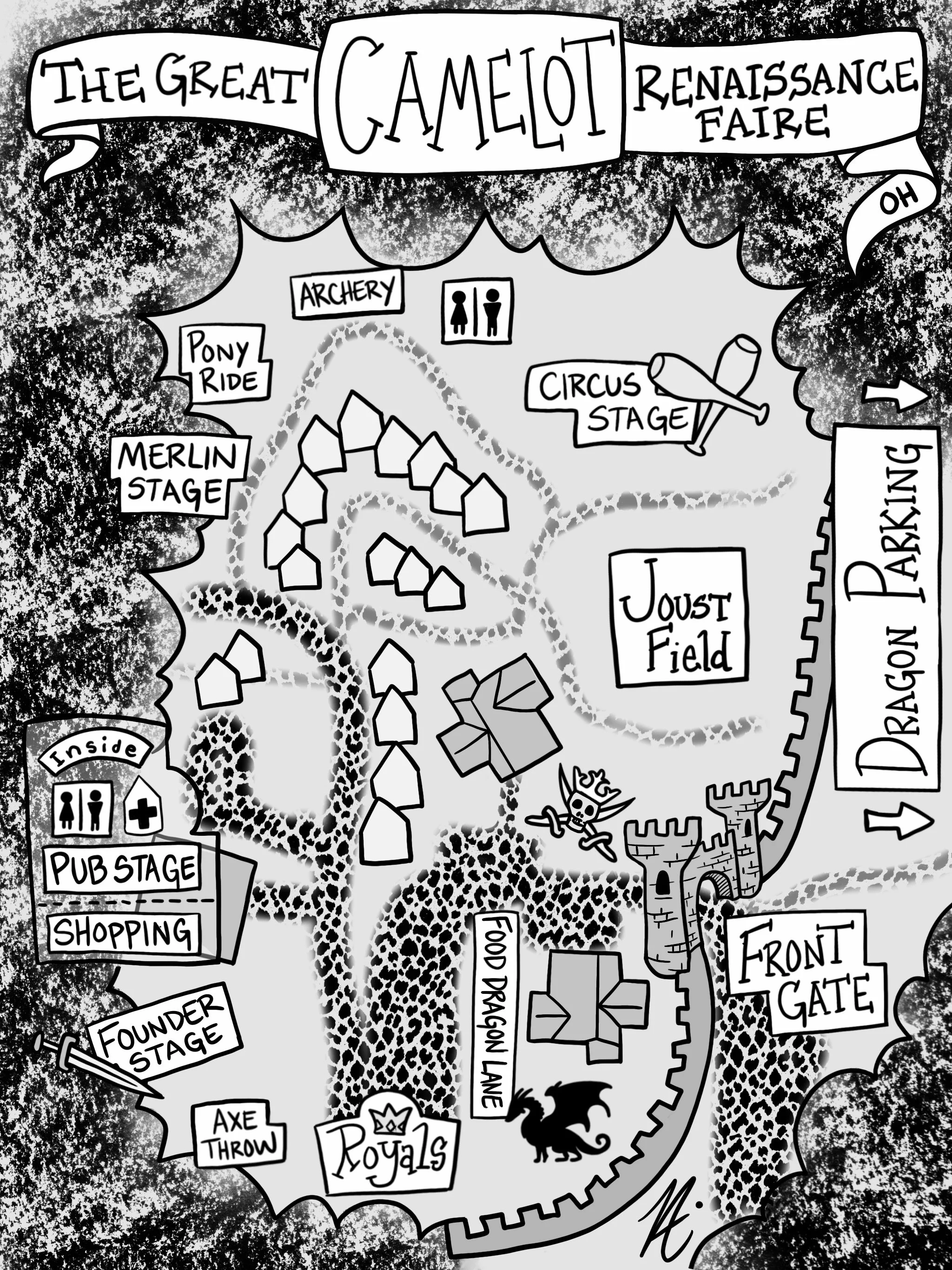 Digital Ren Faire Map 