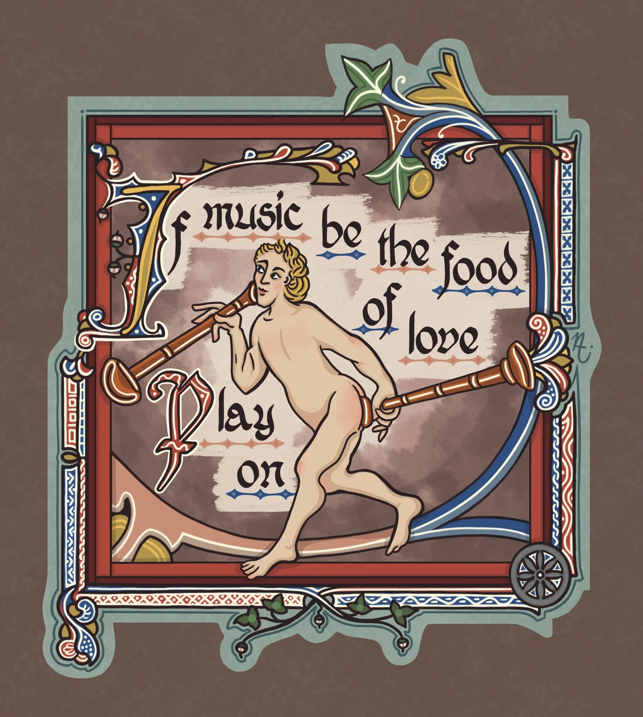 Food Of Love - Common Art Print