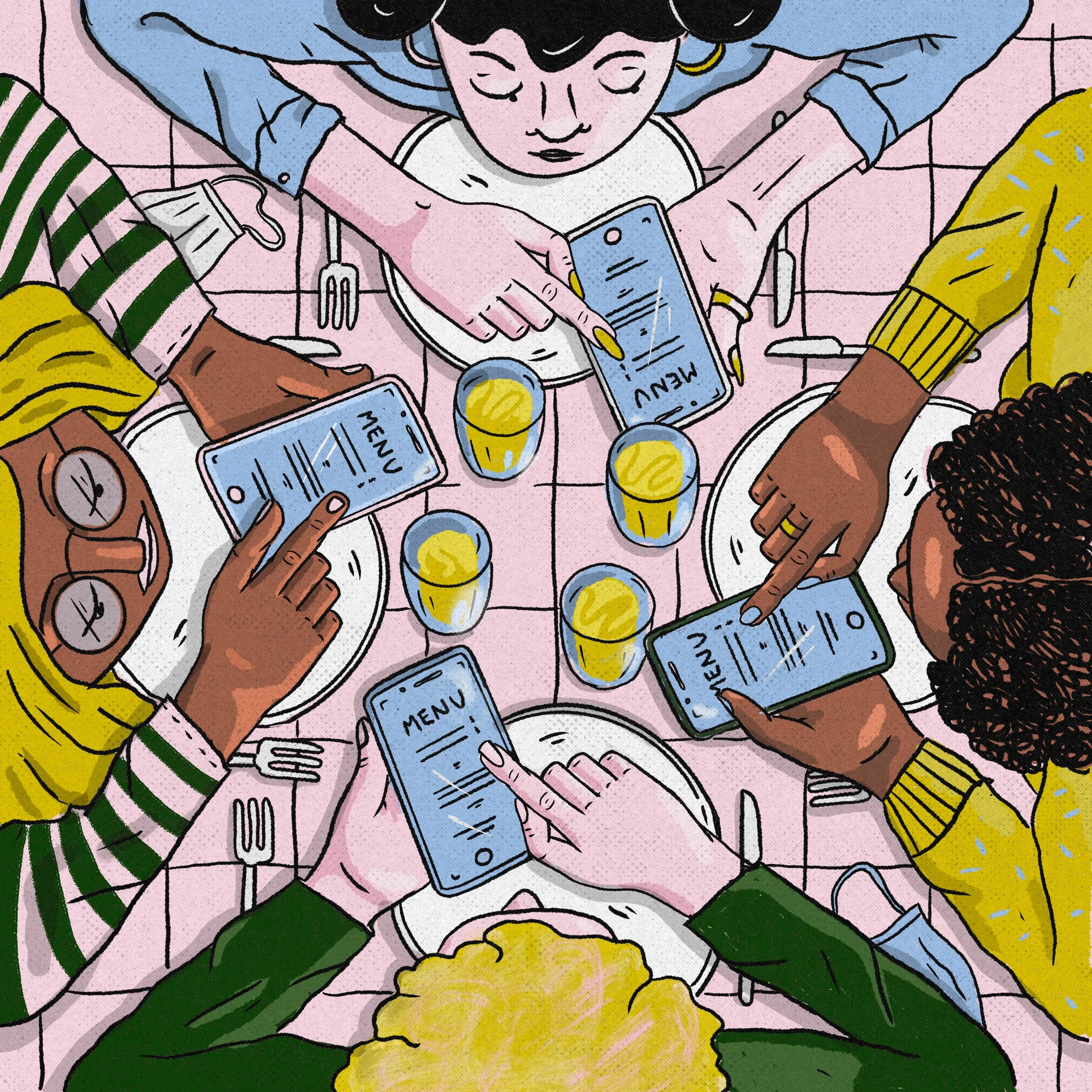 Restaurant service has taken a hit in the pandemic. 