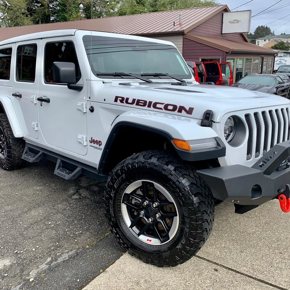 White Toyota 4Runner after a full exterior detail
