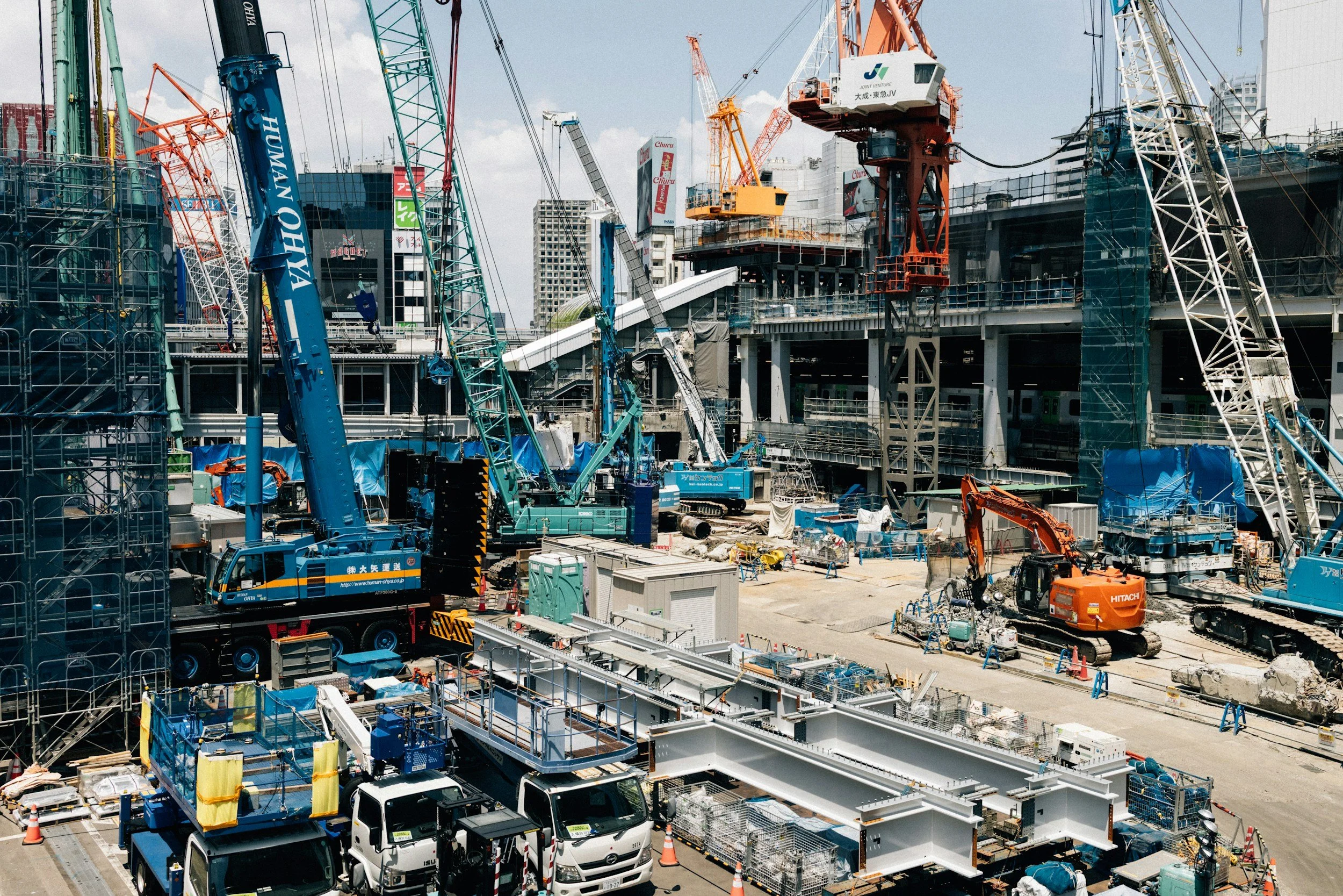 large scale construction project