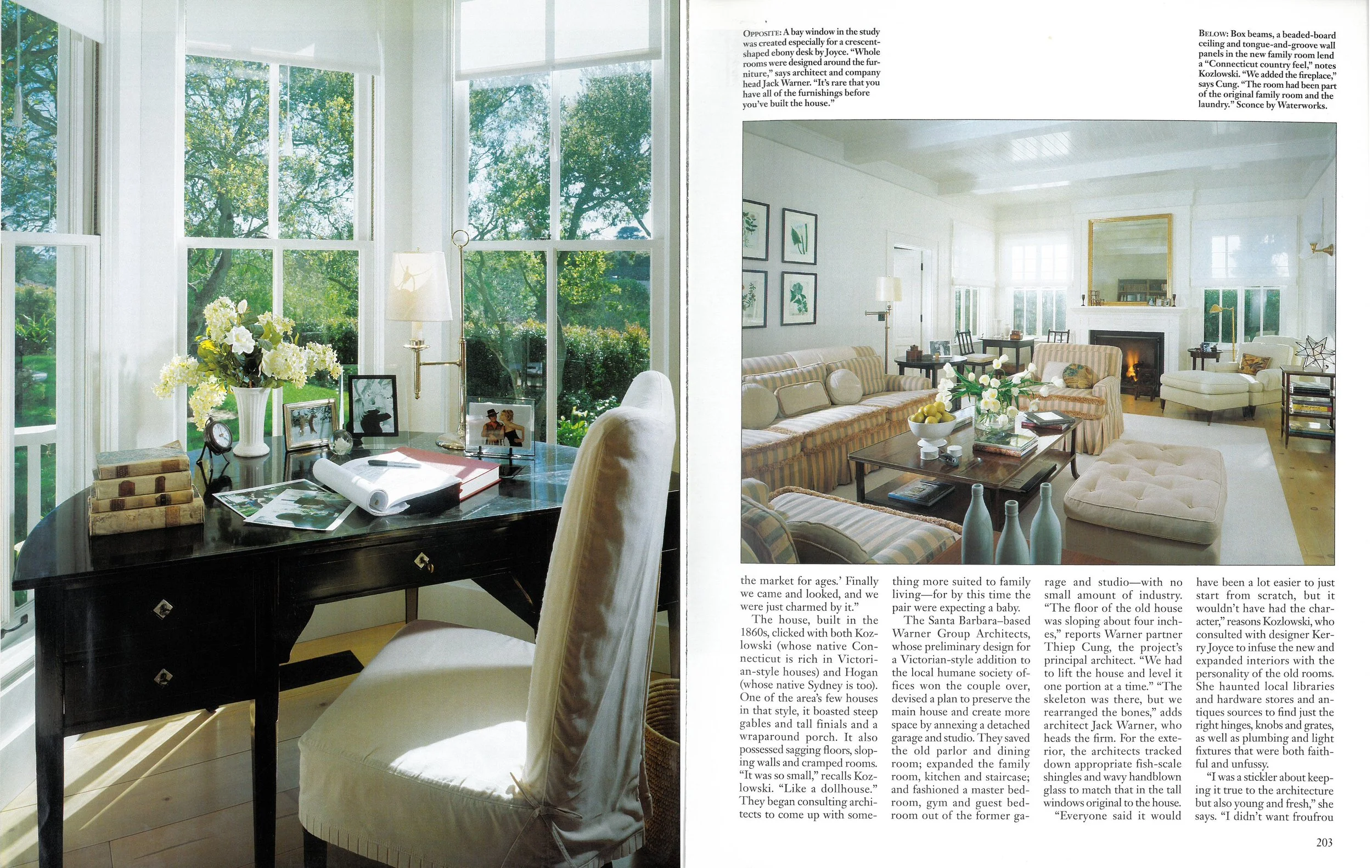 AD September 2001 | Explore Our Work — The Warner Group Architects, Inc.