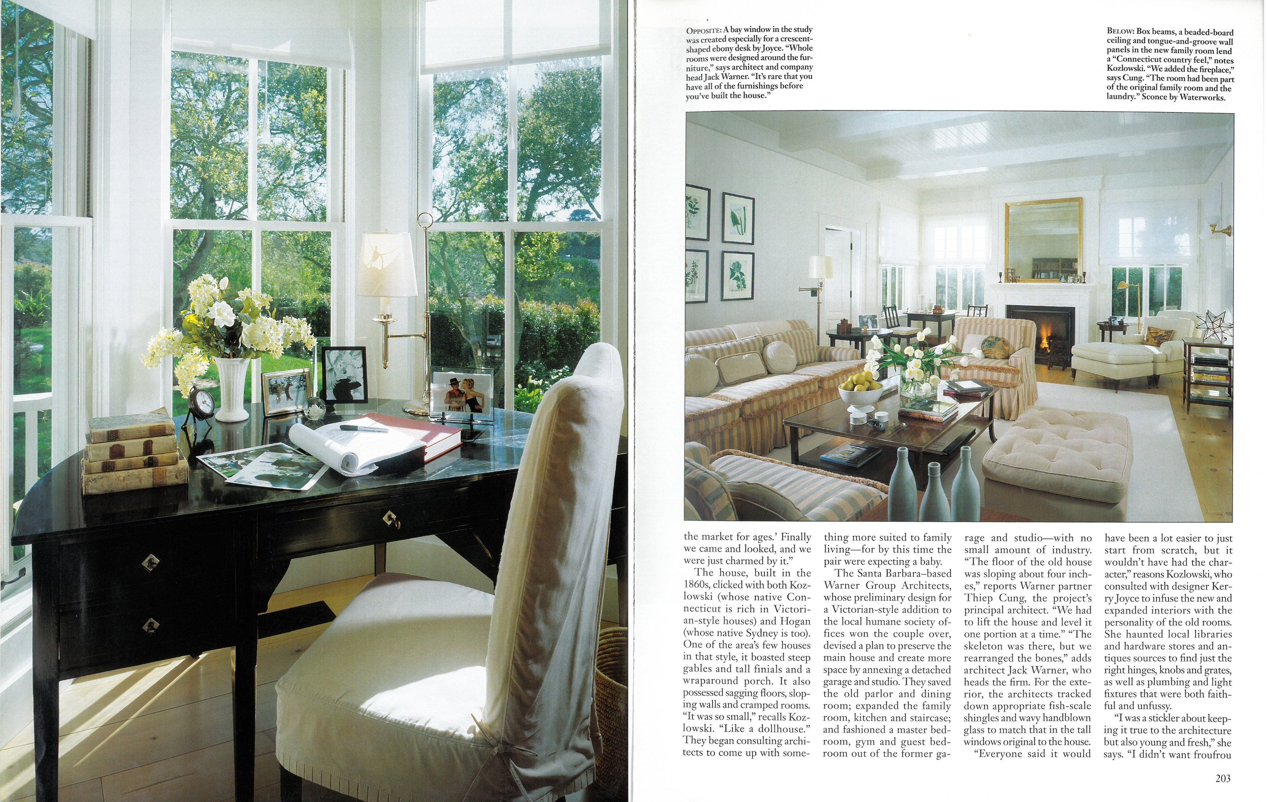 AD September 2001 | Explore Our Work — The Warner Group Architects, Inc.