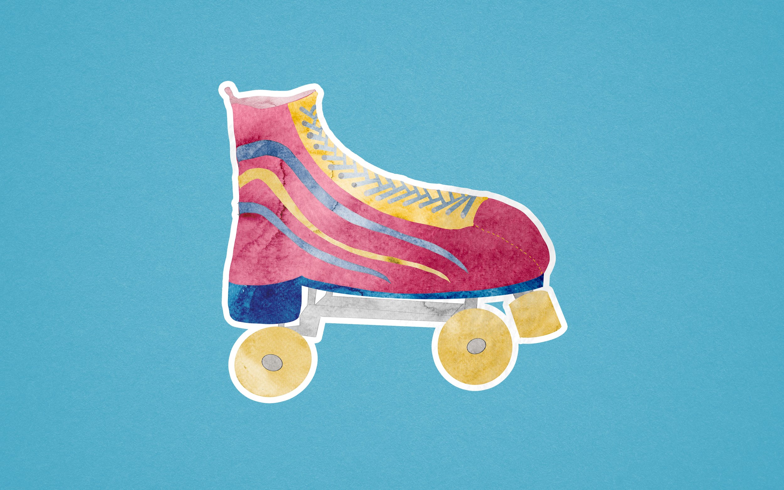 Roller Skate Sticker