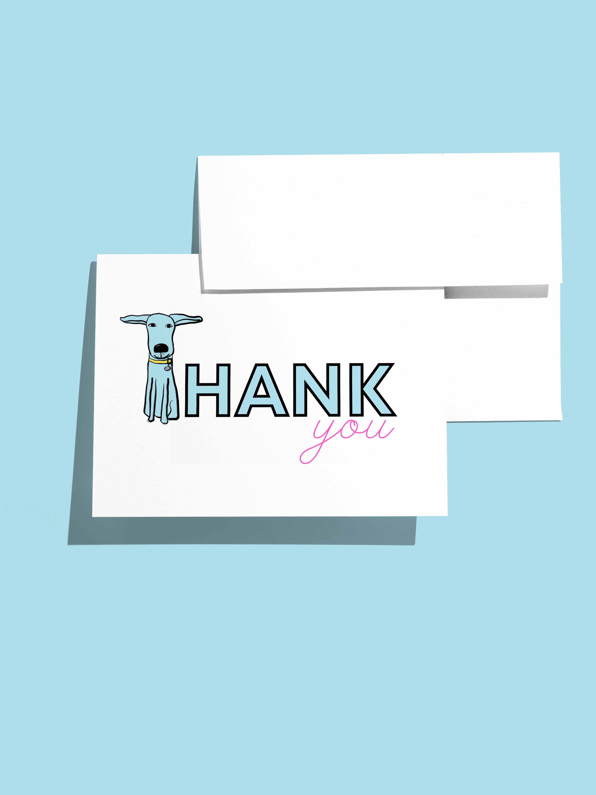 T Dawg Thank You Card