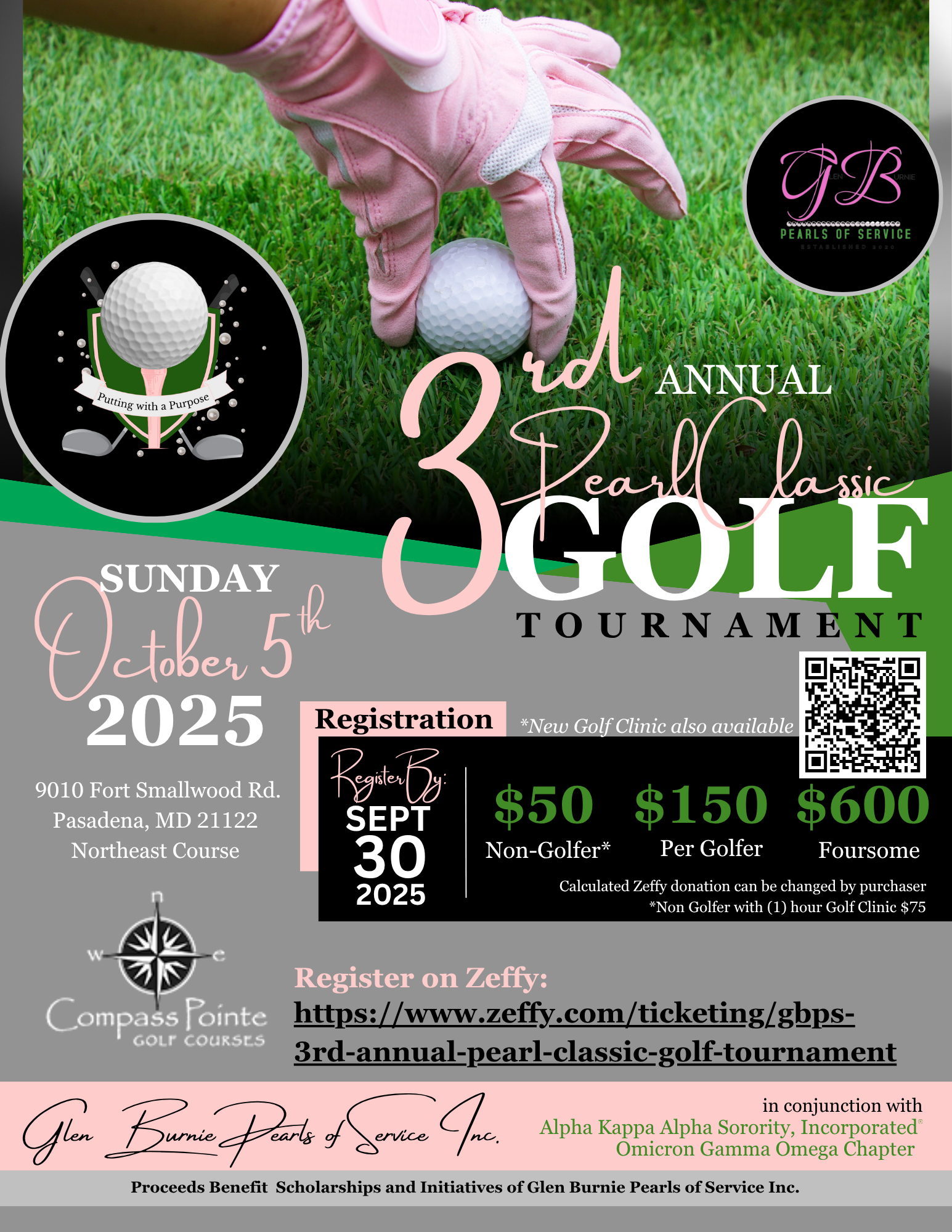 3rd Annual Pearl Classic Golf Tournament