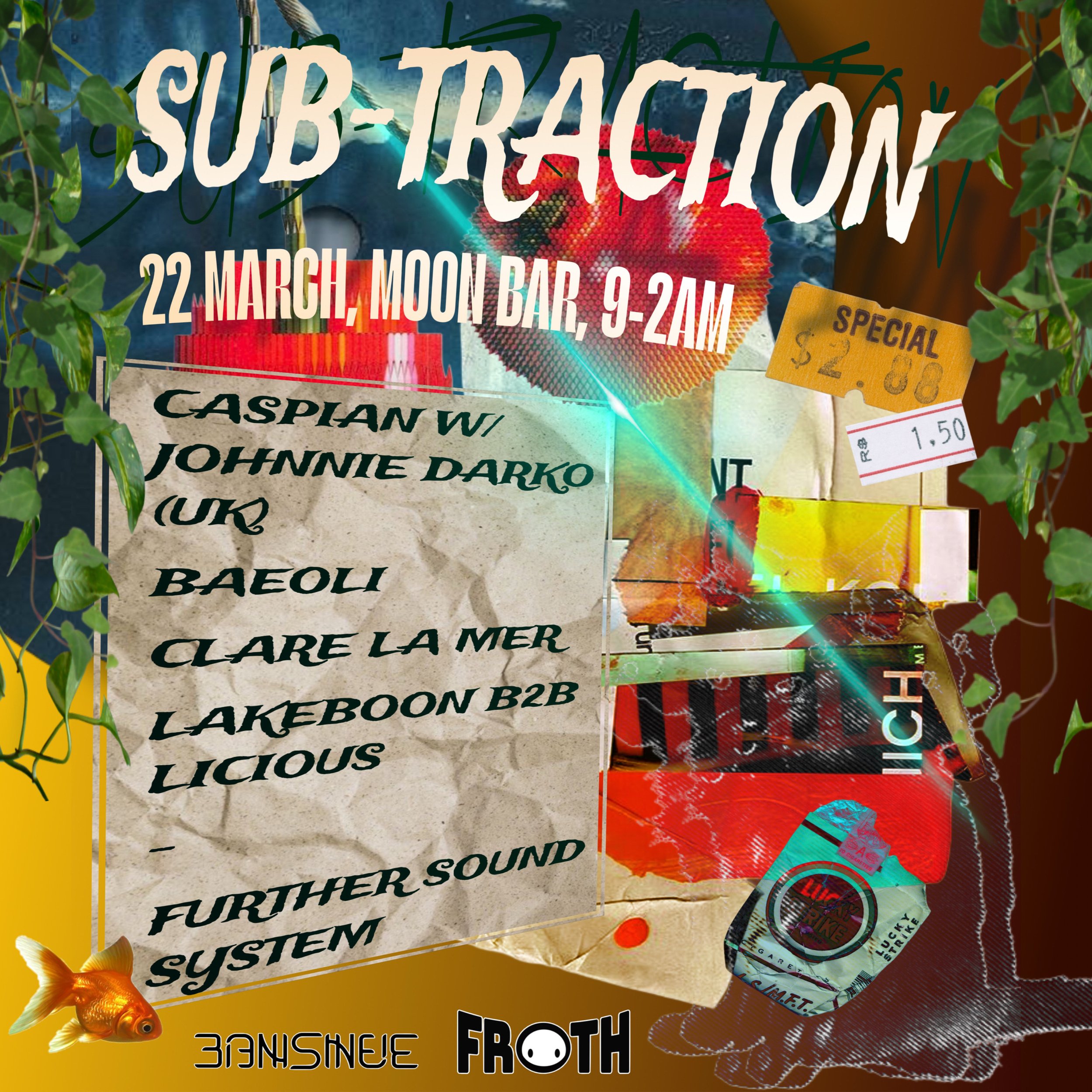 SUB-TRACTION (Moon Bar Wellington)
