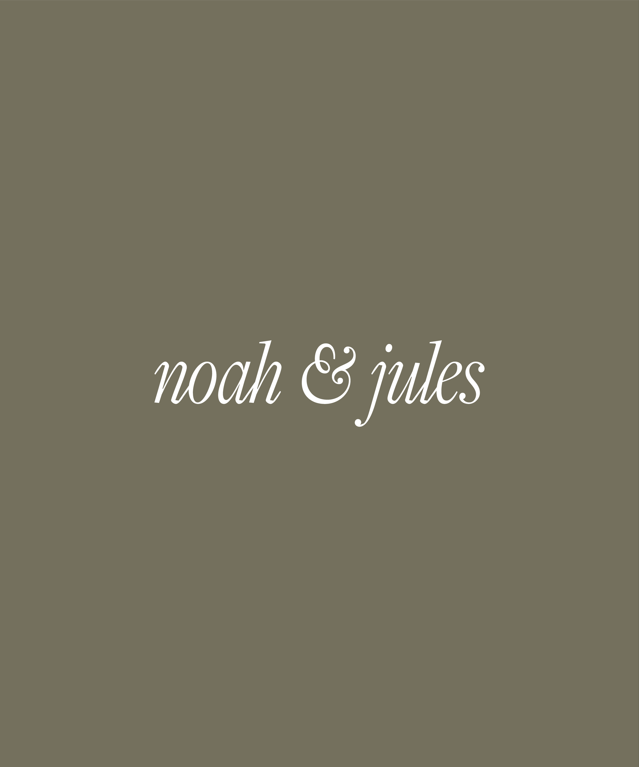 Noah & Jules