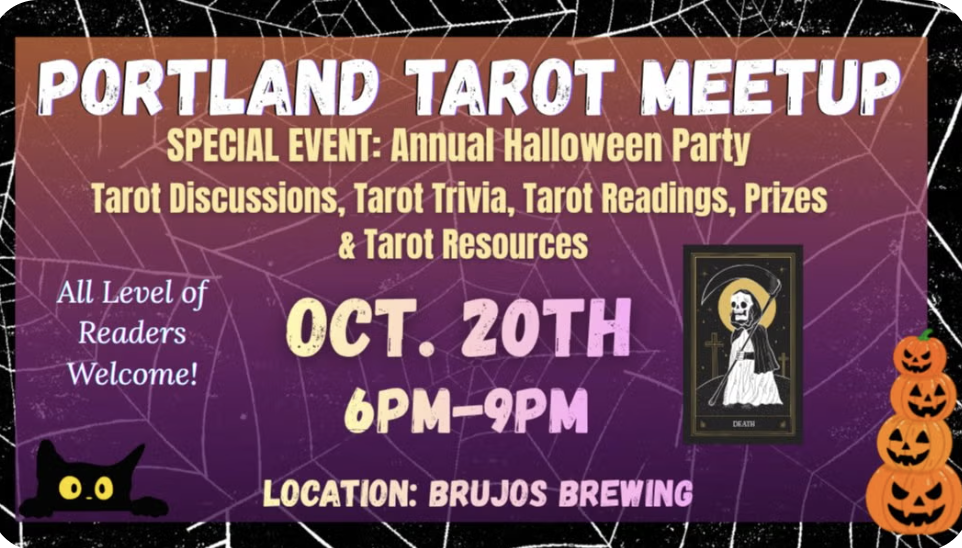 Portland Tarot Meetup Inner Alchemy Tarot Night 