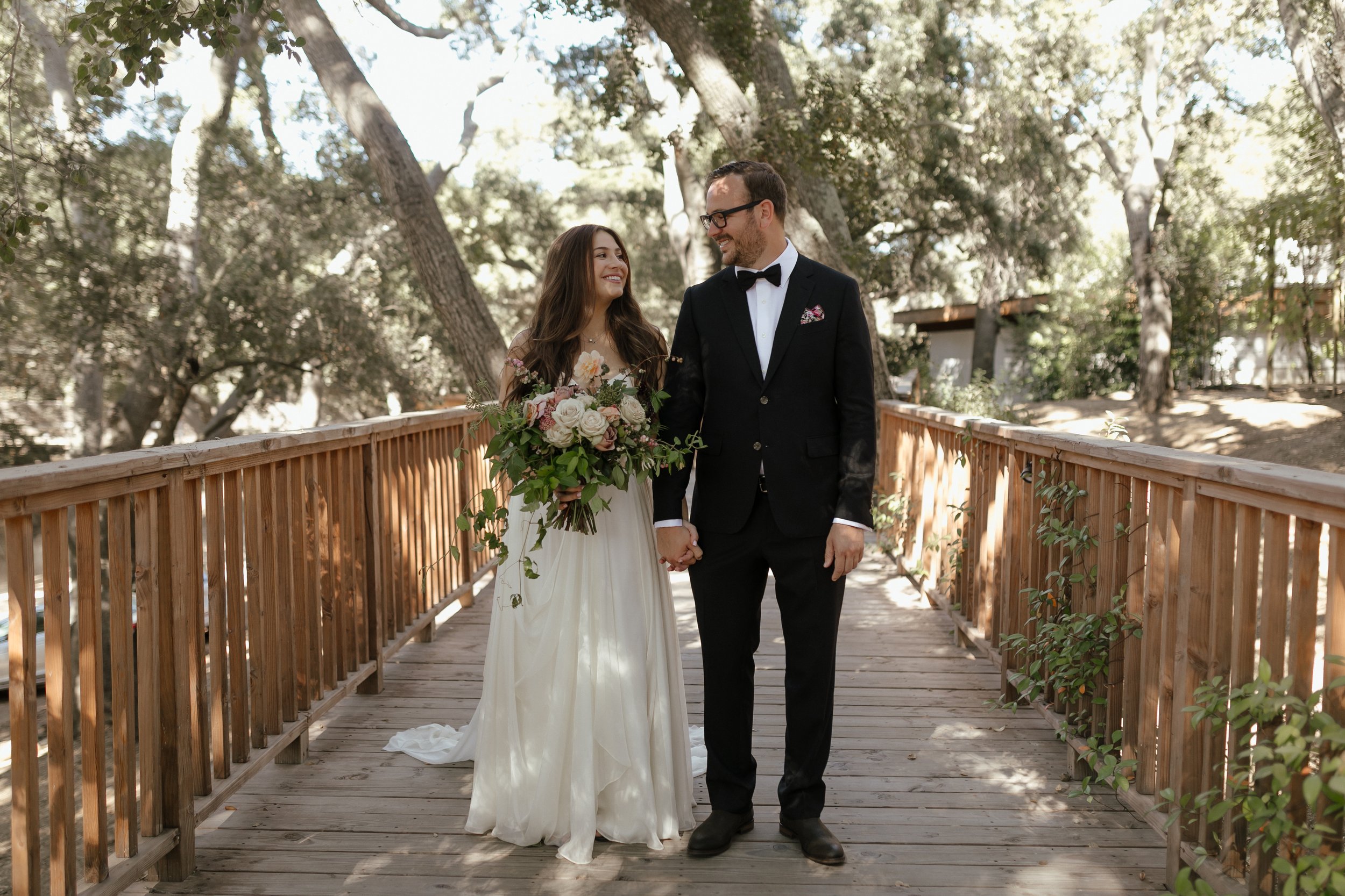 A wedding at Rancho Calamigos in California.