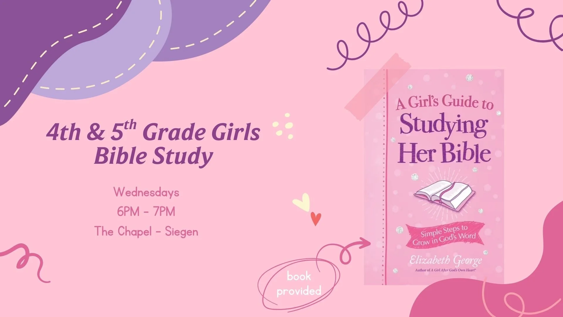 4th & 5th Grade Girls Bible Study
