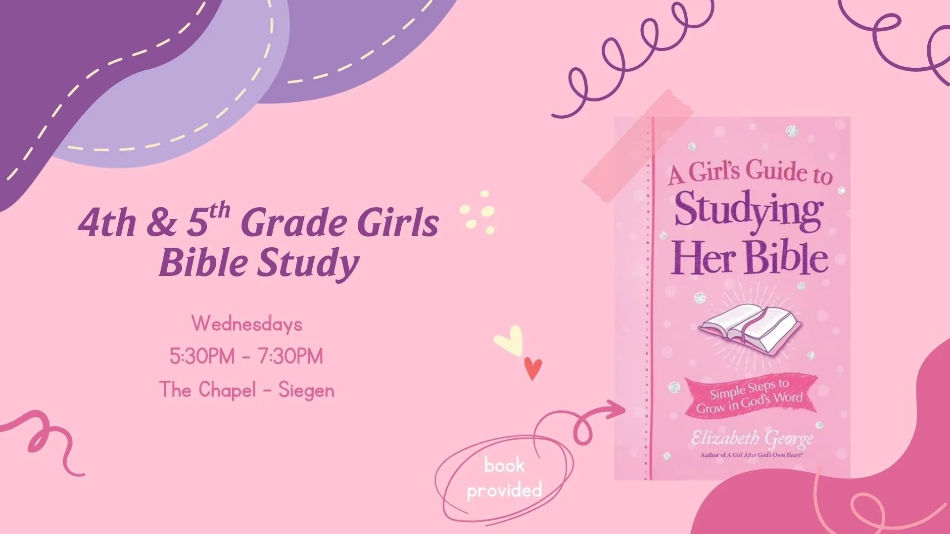 4th &amp; 5th Grade Girls Bible Study 