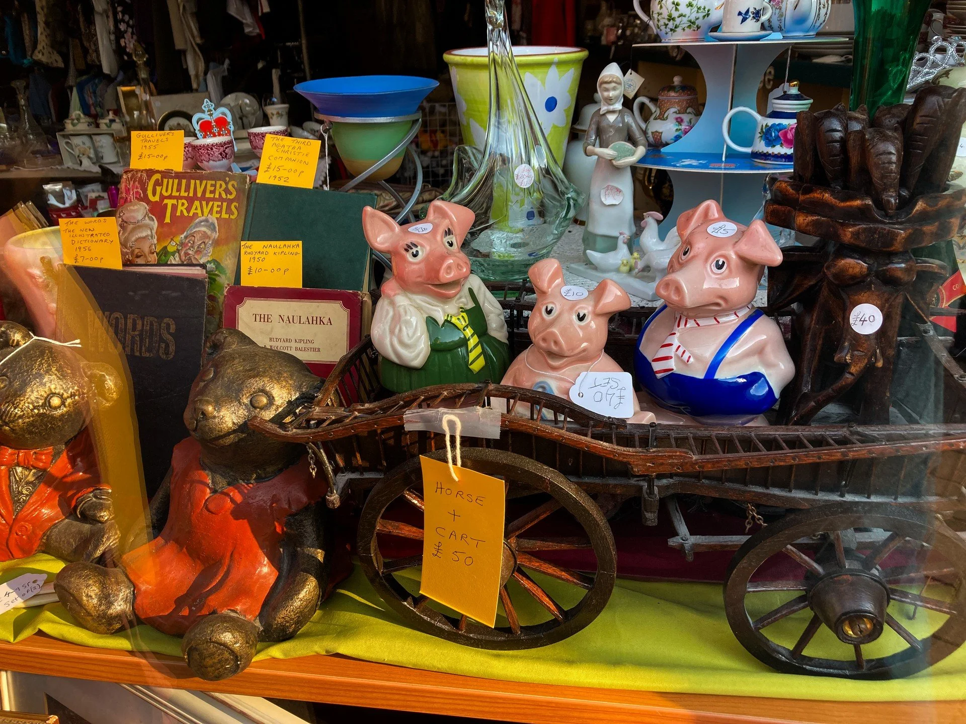 The Three Little Pigs #fable #gulliverstravels #junkshop